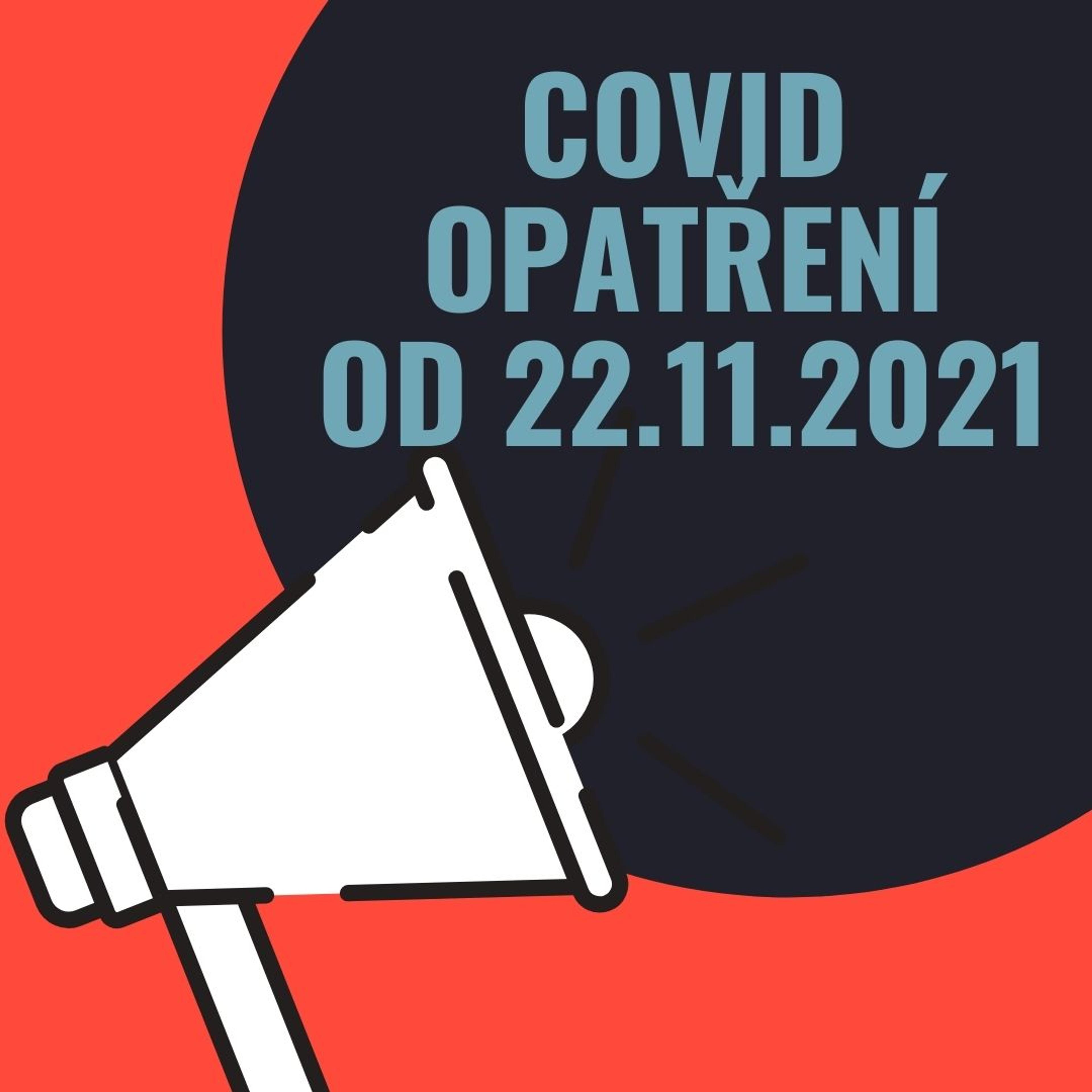 Opatření Ministerstva zdravotnictví od 22.11.2021