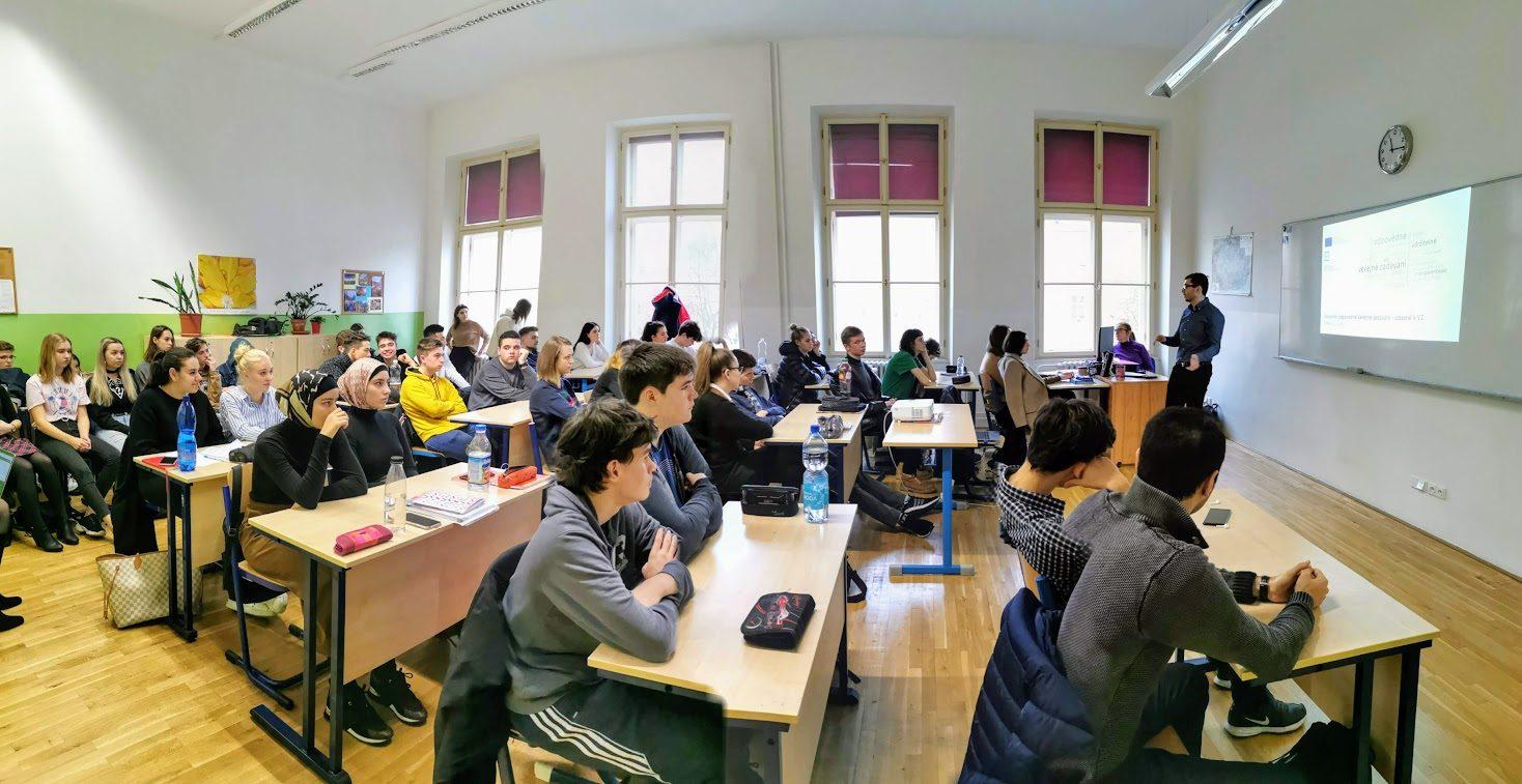 Big Lectures at Our School Today — the Current Topic of Public Procurement and a Presentation by Škoda Auto University