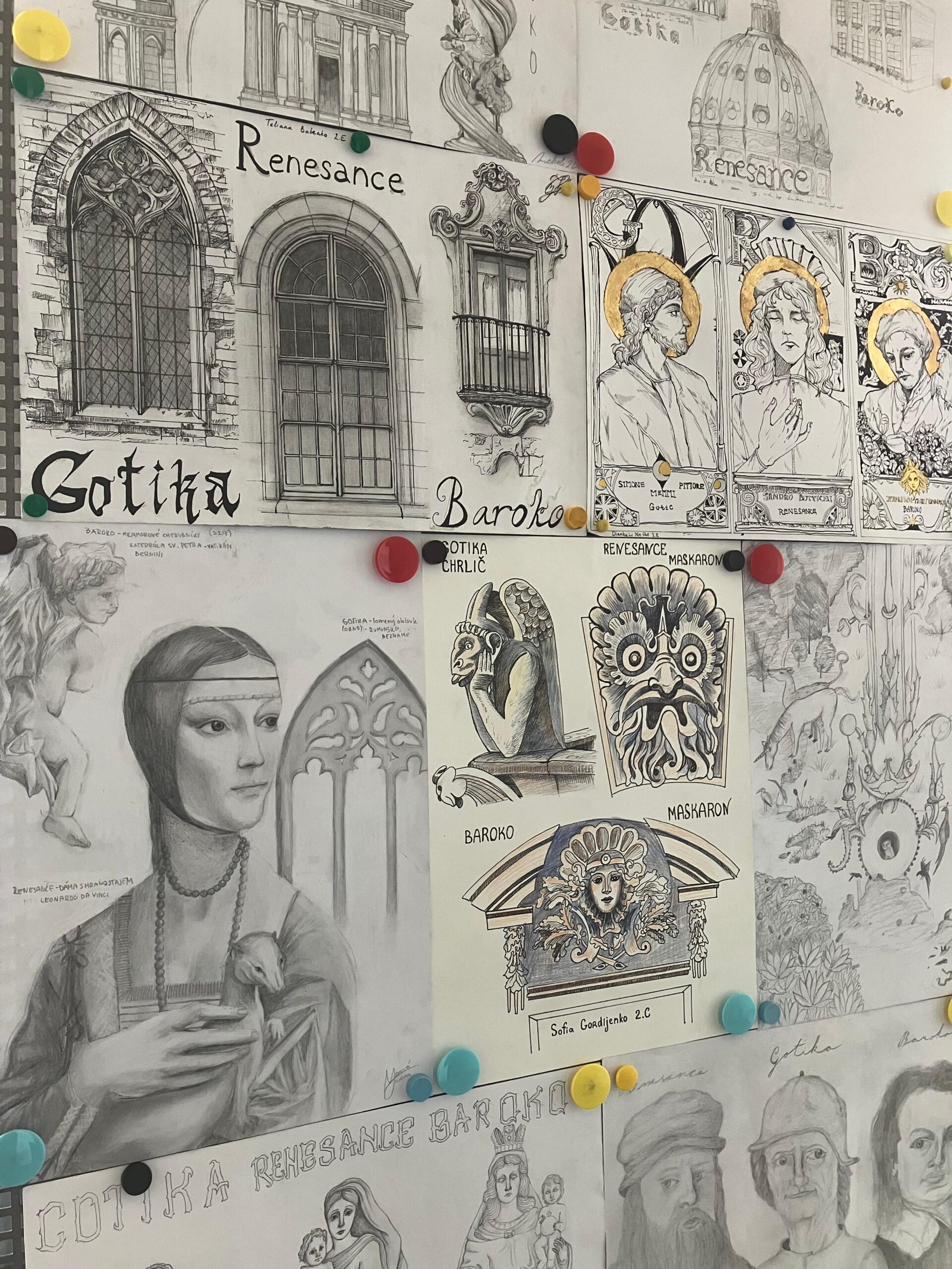 Gotika – renesance – baroko