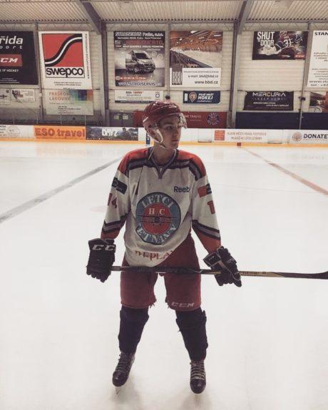 David Kalina spends all his free time on the ice — how do you combine playing hockey with studying at gymnázium?