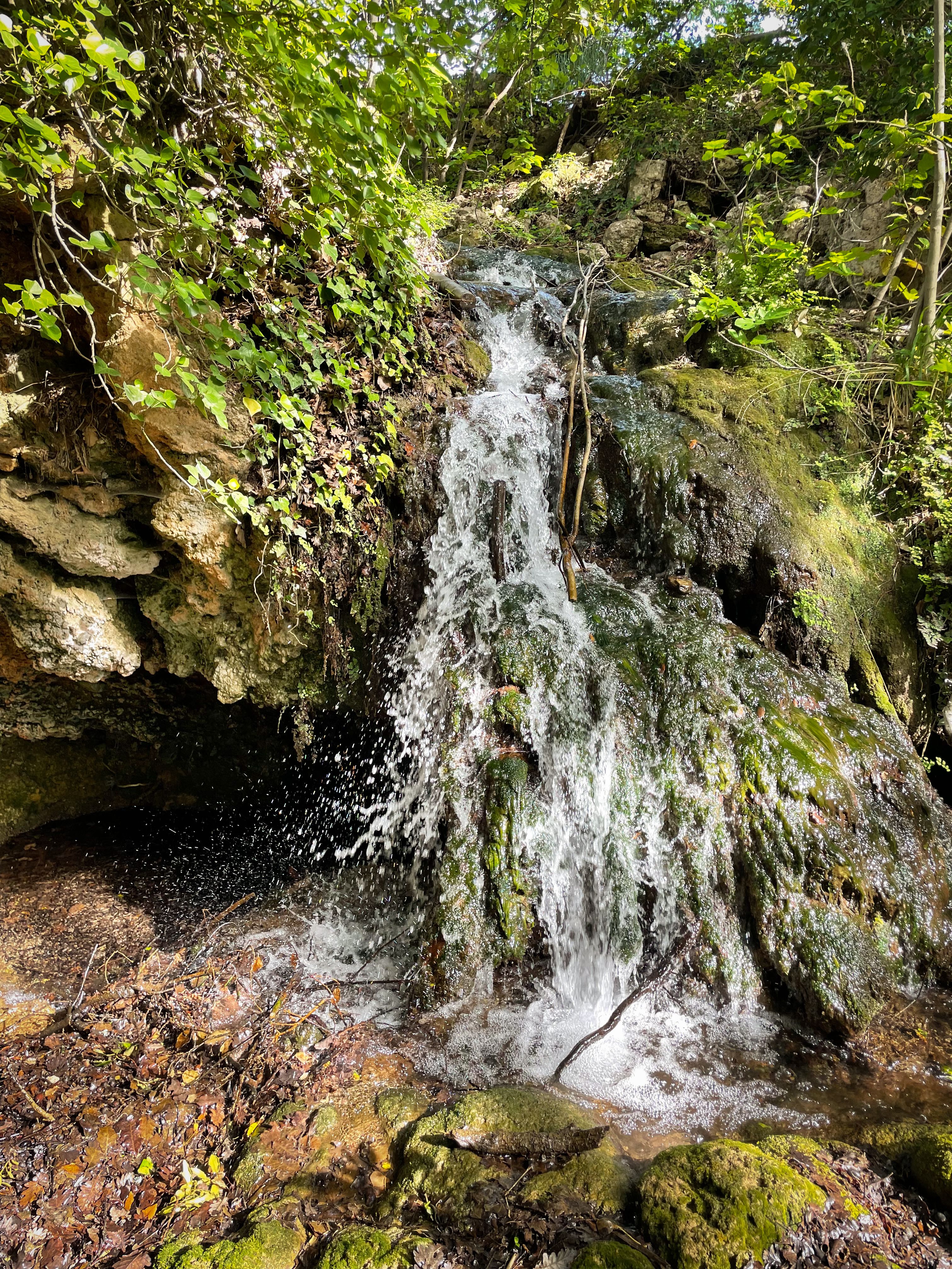 Domaine de la Baume water falls