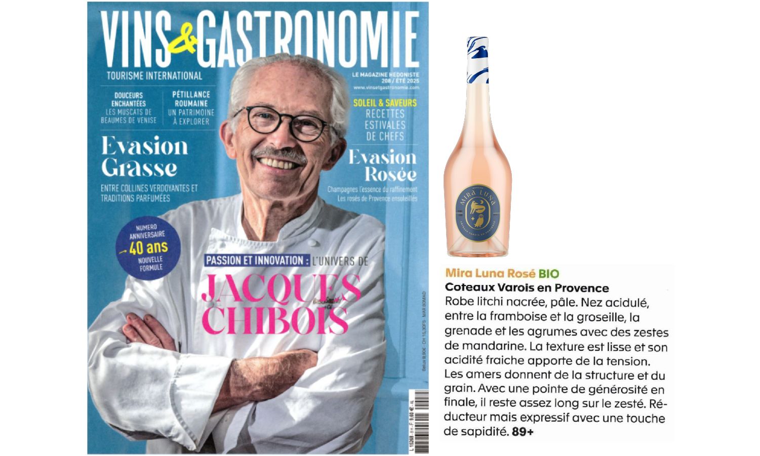 Vins & Gastronomie été 2025