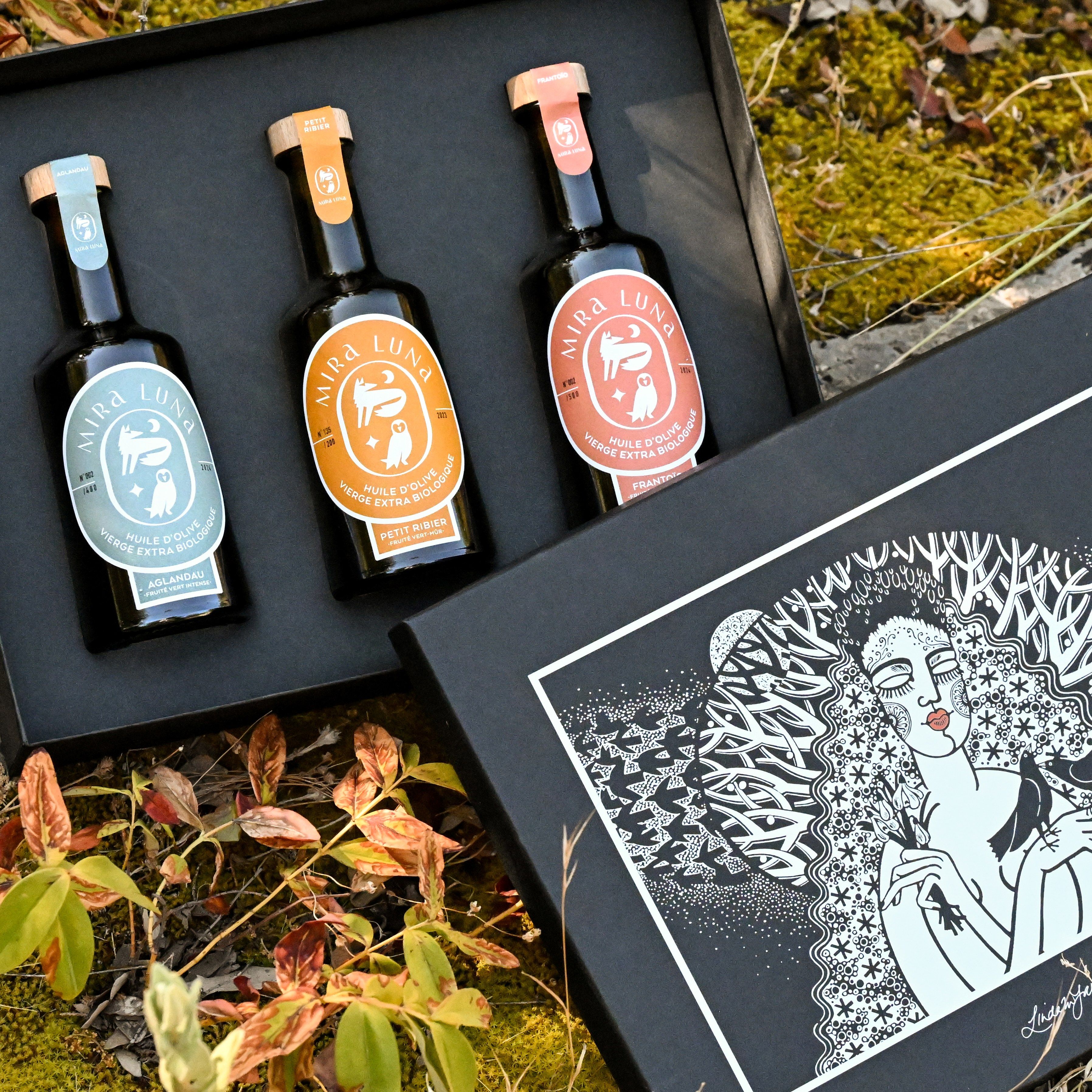 Coffret d'huiles d'olive BIO