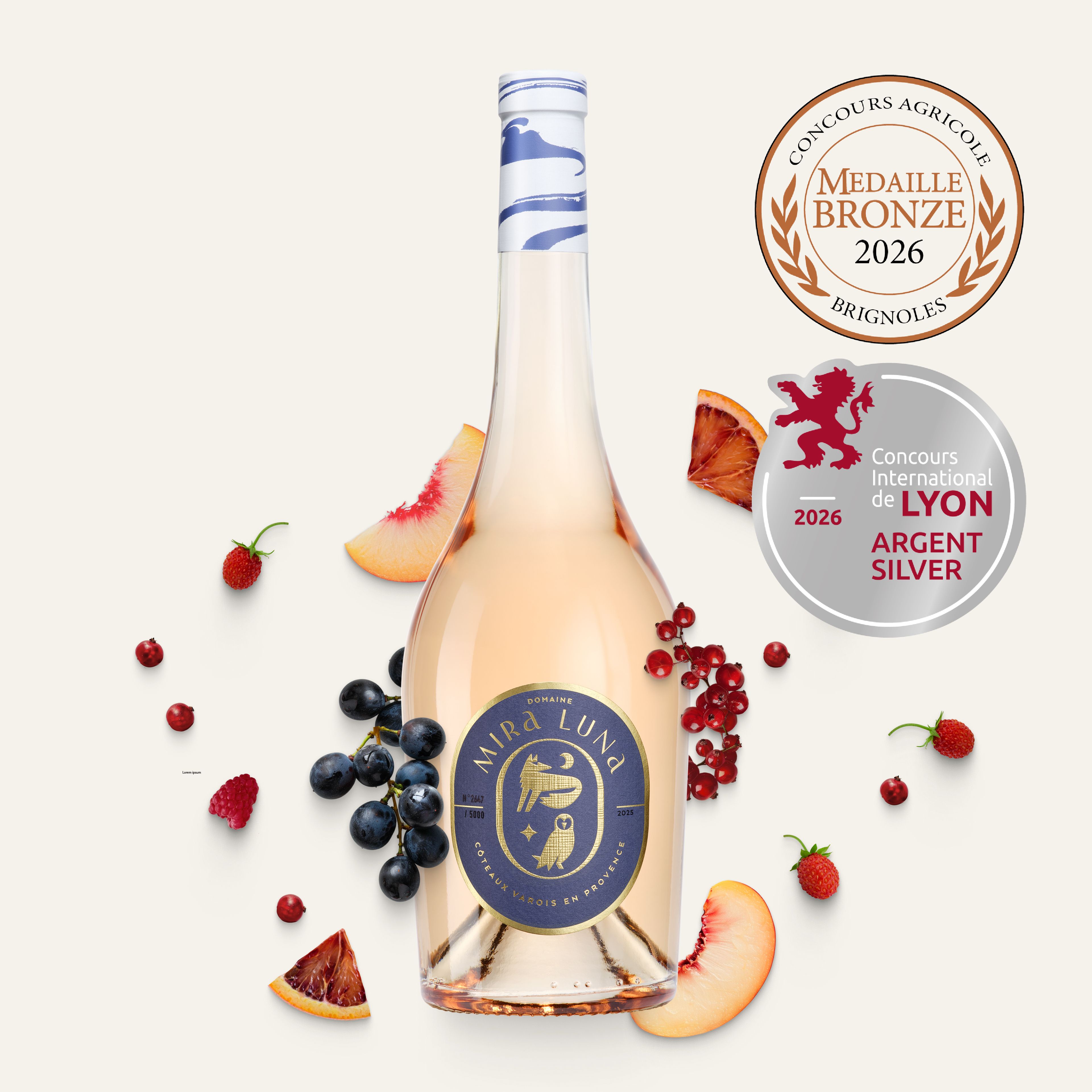 Vin Mira Luna Rosé Coteaux Varois en Provence BIO 2025