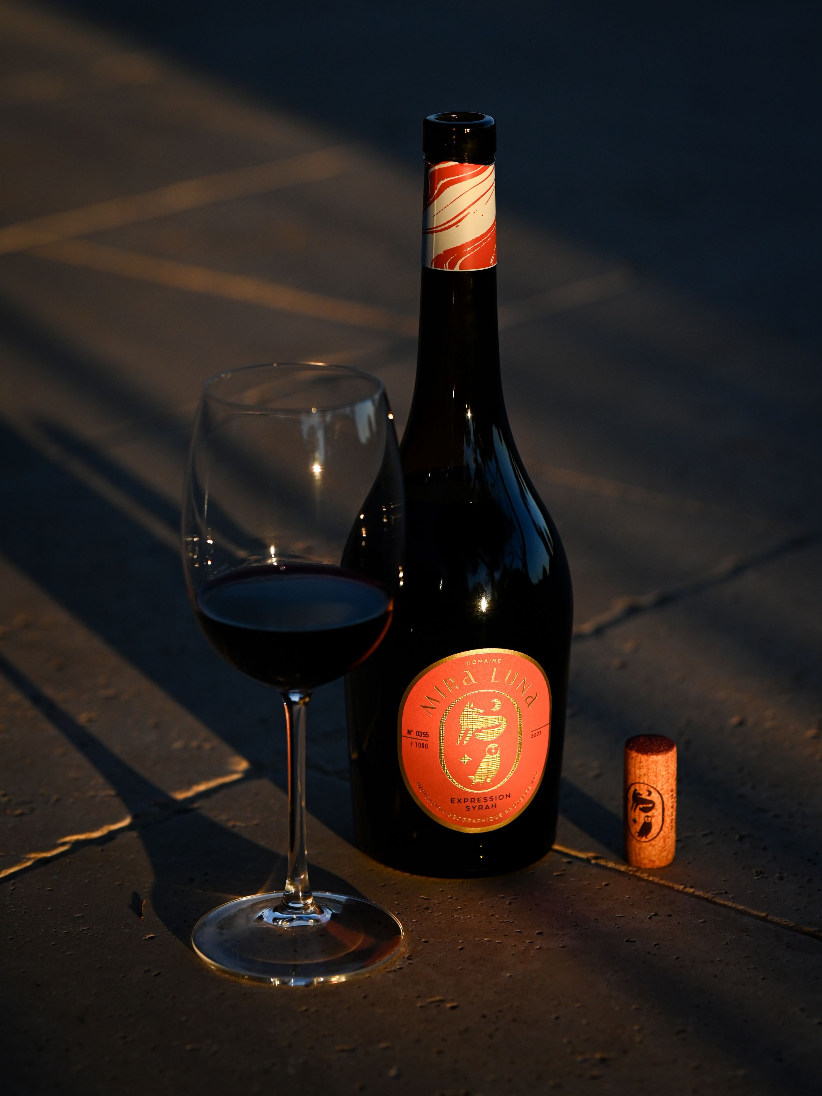 Vin rouge Syrah Mira Luna 2023