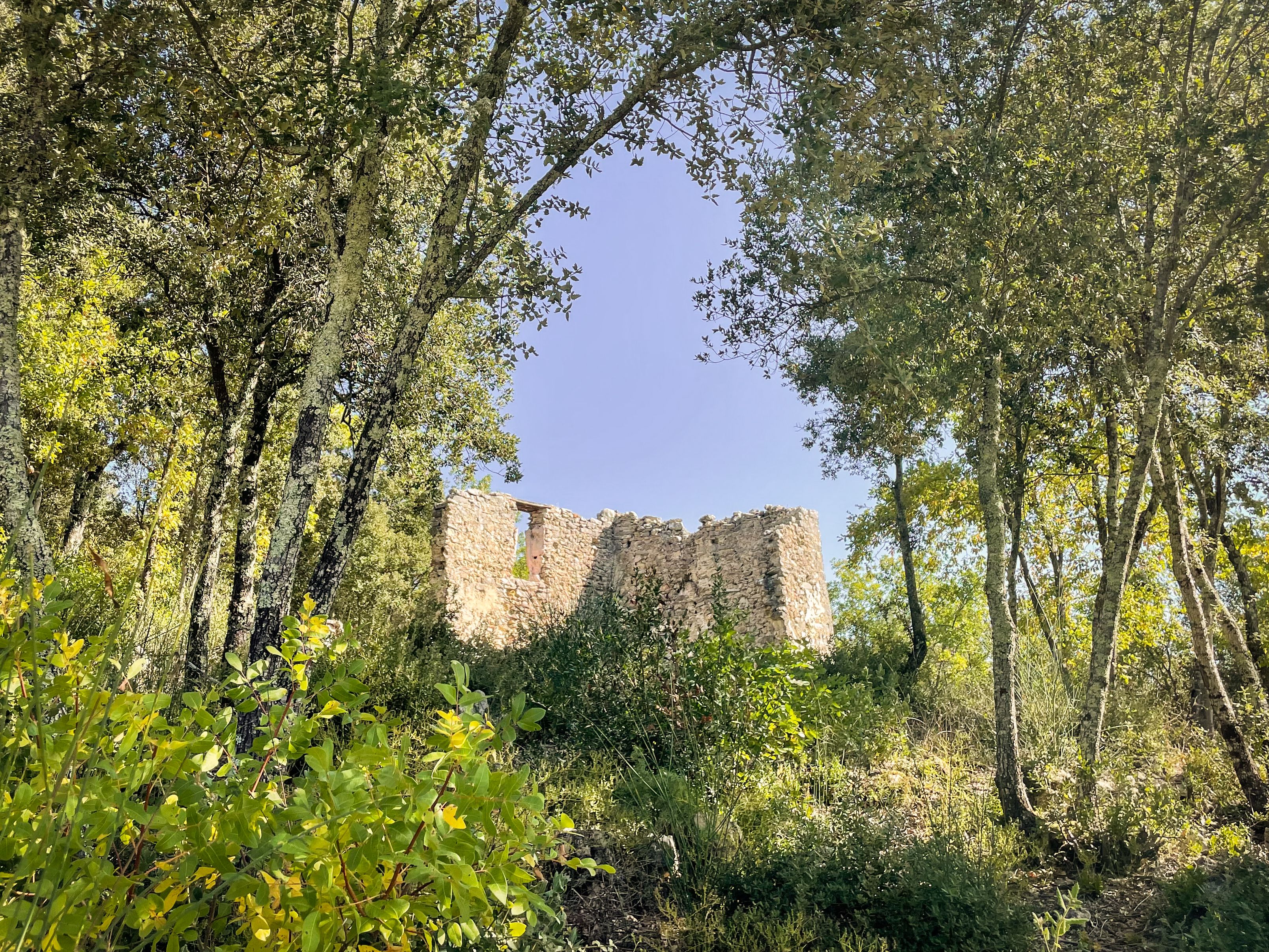 Ruines au Domaine Mira Luna en Provence