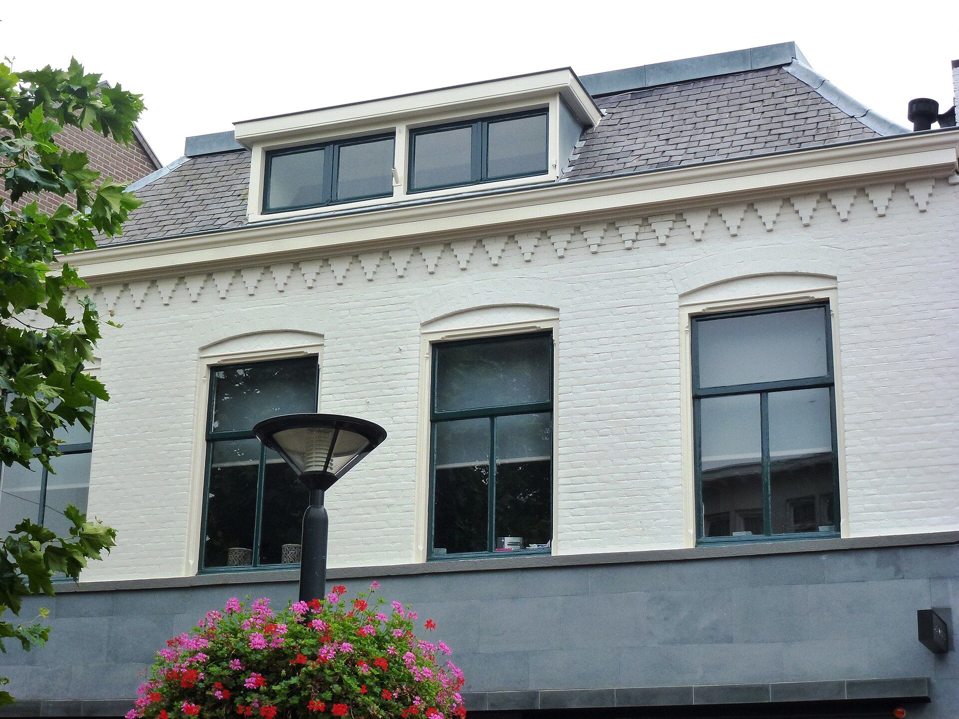 The Heuvel square in the centre of Oss with shops and cafes