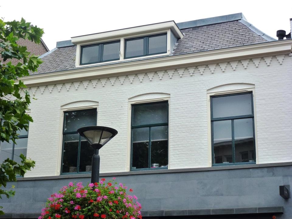 The Heuvel square in the centre of Oss with shops and cafes