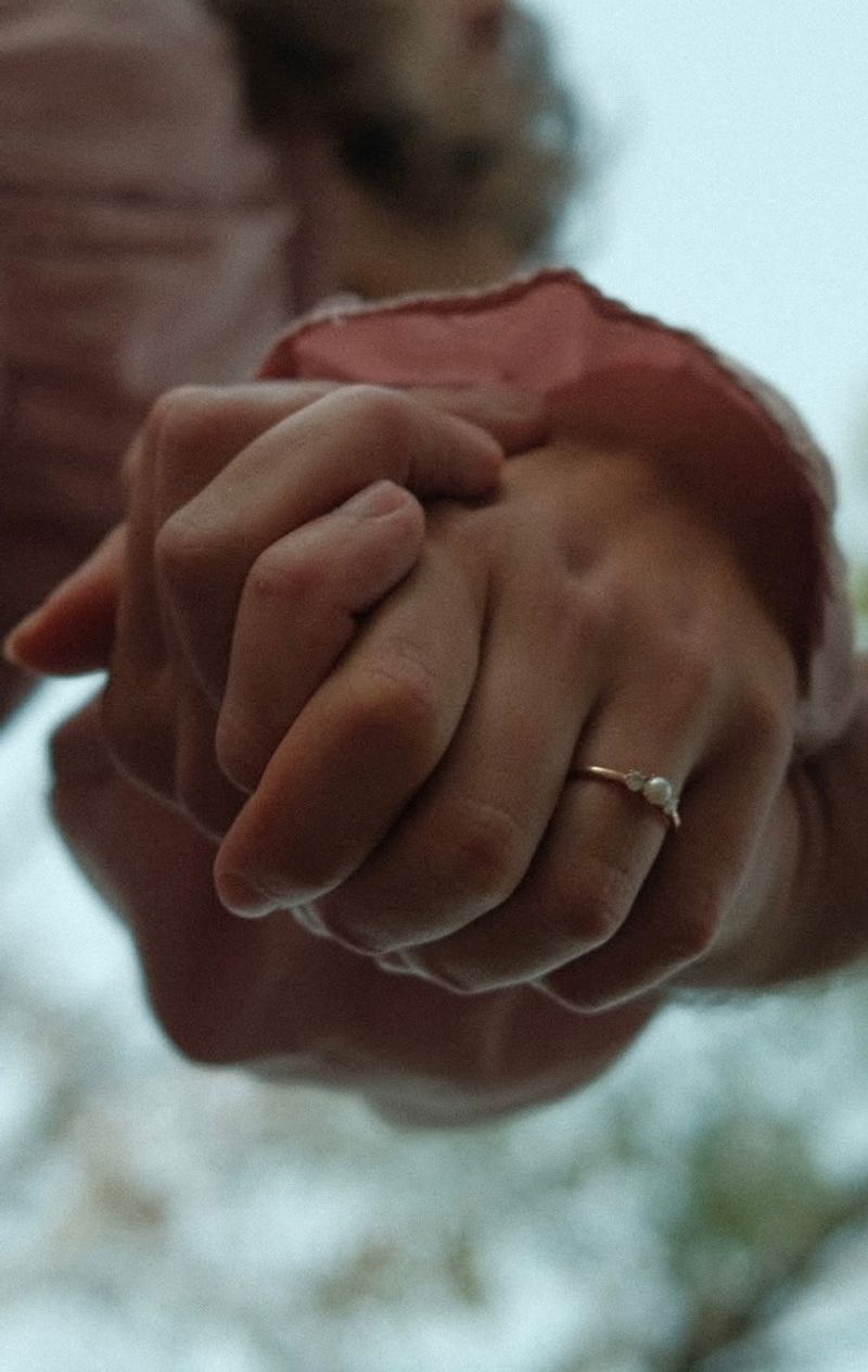 Rose Gold Pearl Ring 