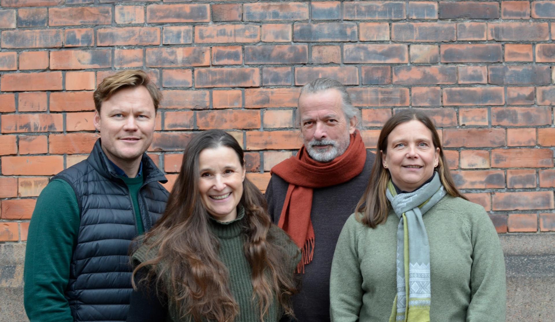 Portrett av Paal Løkke, Ingvild Røsholt, Christian Ebbesen og Mette Værnes