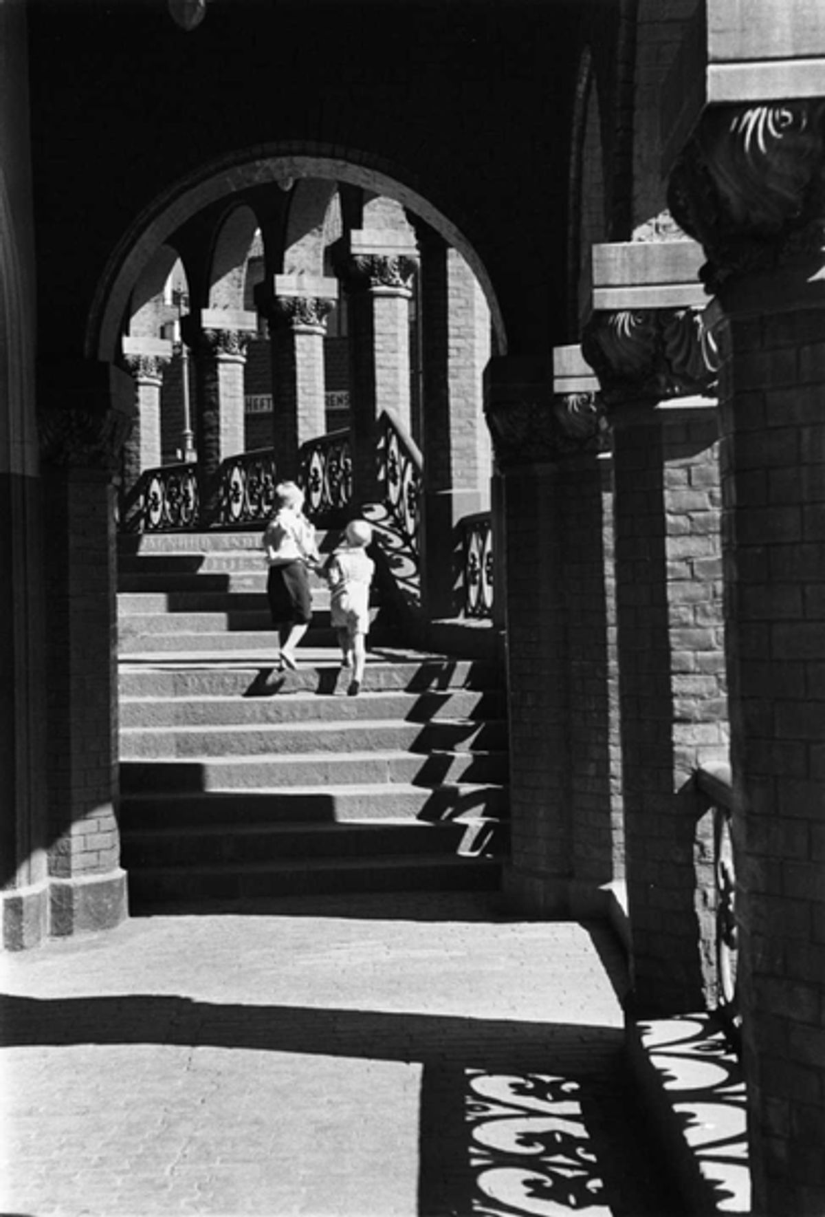 Historisk fotografi av basarene fra 1938