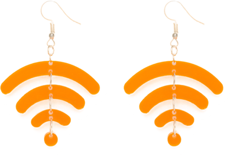 Wifi Earrings Small