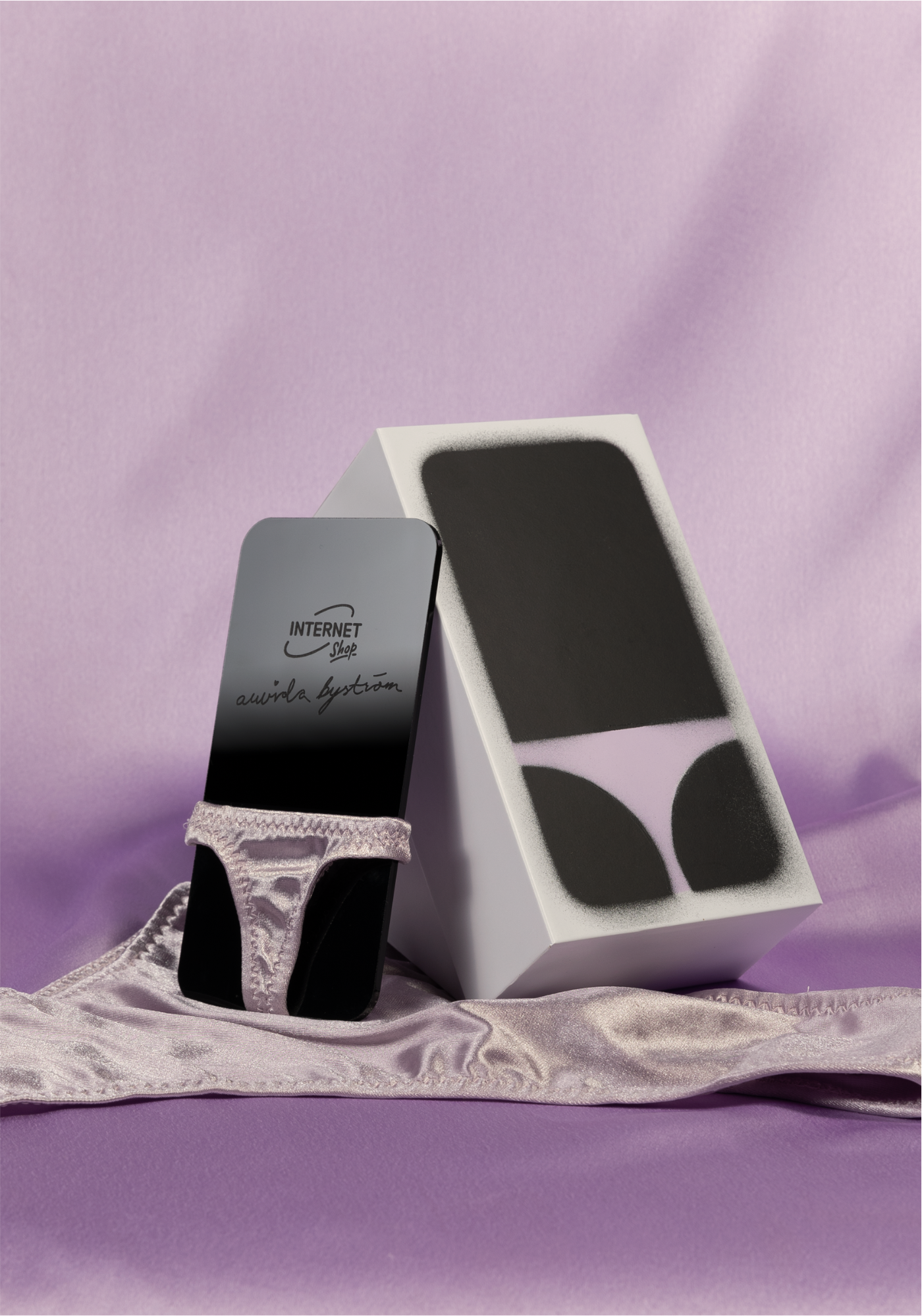 Panties for phone with matching human ones