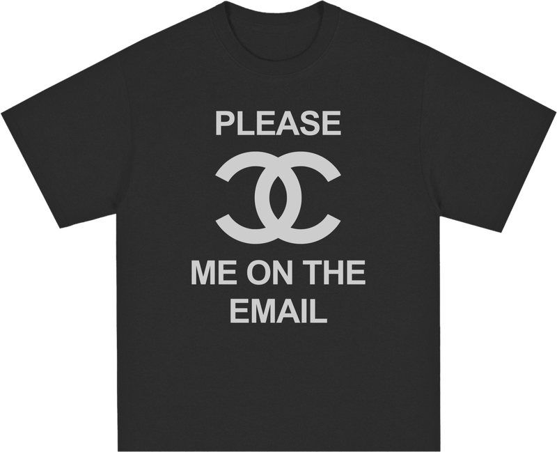 Please CC me on the Email Shirt Black