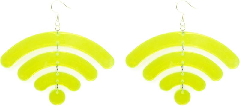 Wifi Earrings Large