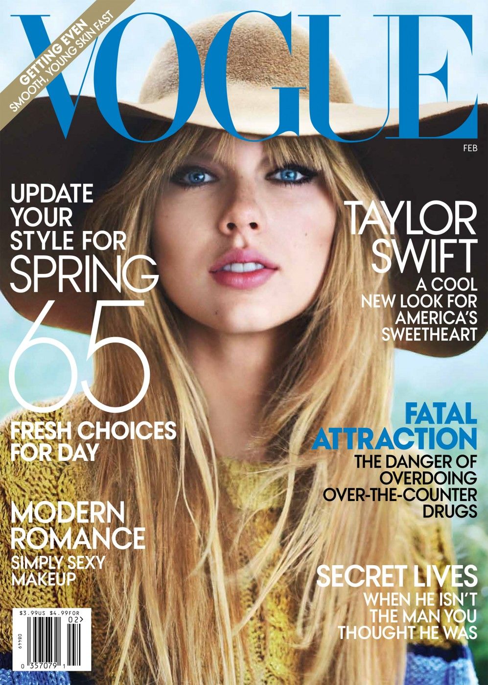 Taylor Swift, American Vogue, February 2012