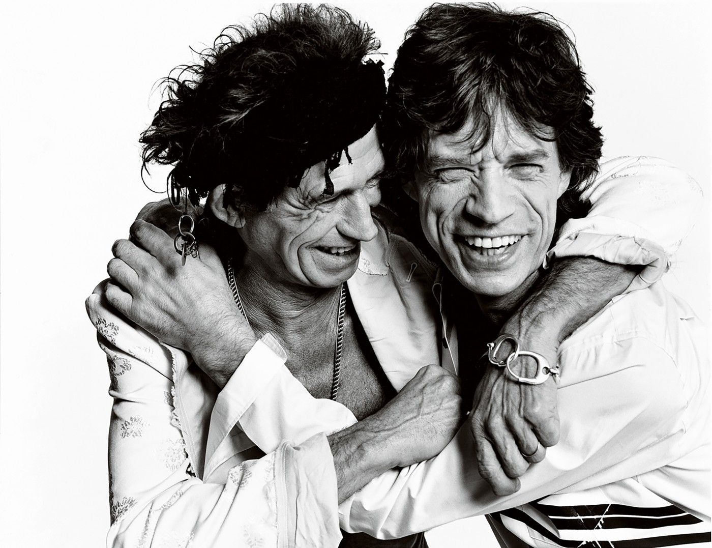 Keith Richards & Mick Jagger, Los Angeles, British Vogue, 2003