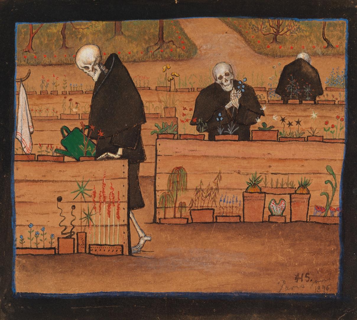 Hugo Simberg, Kuoleman puutarha