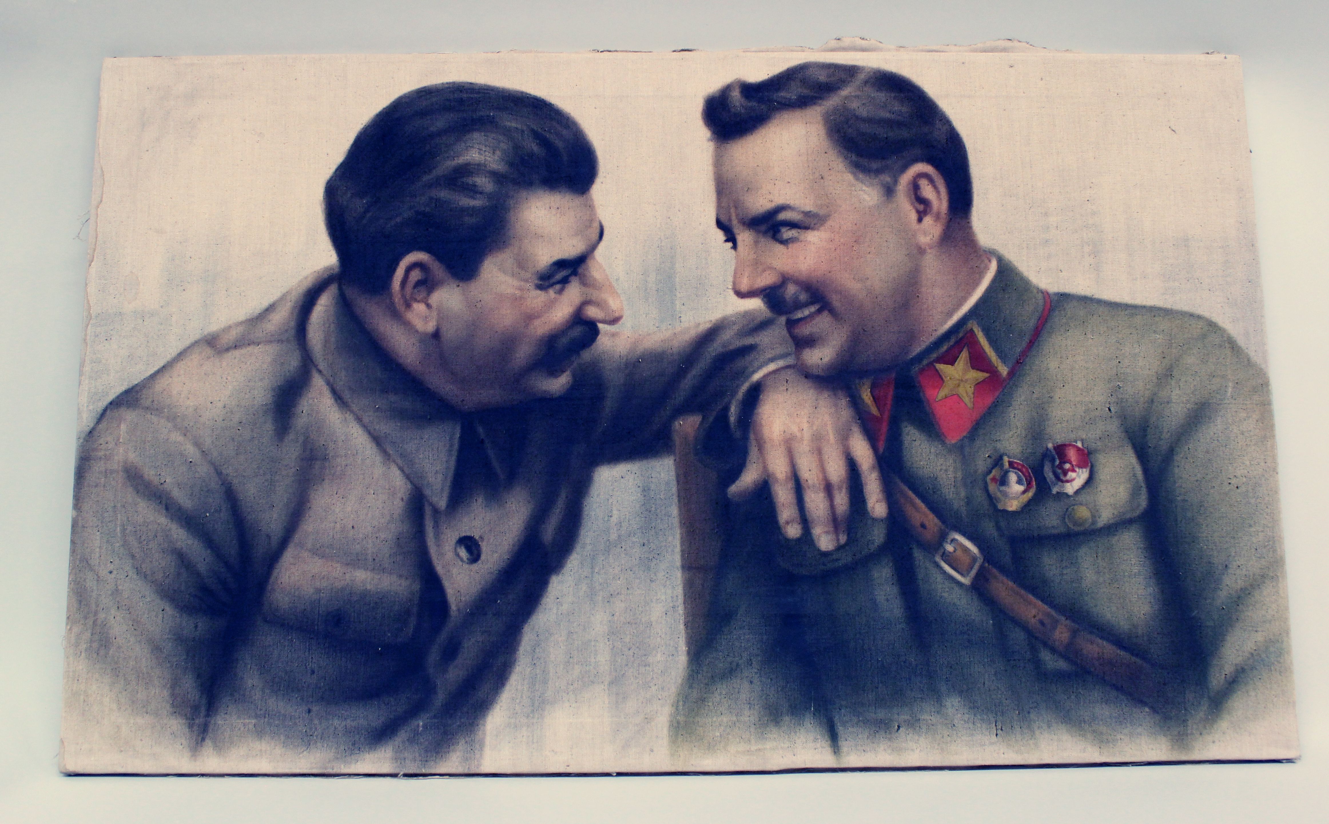 Stalin ja Vorošilov taulu 