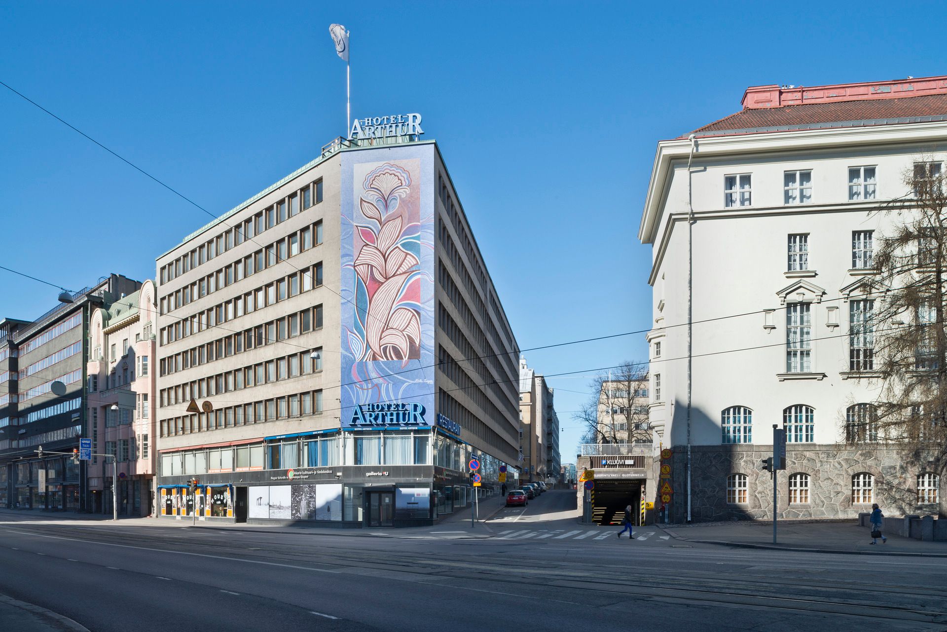 Здание отеля Артур в Хельсинки (Hotelli Arthur Helsingissä)