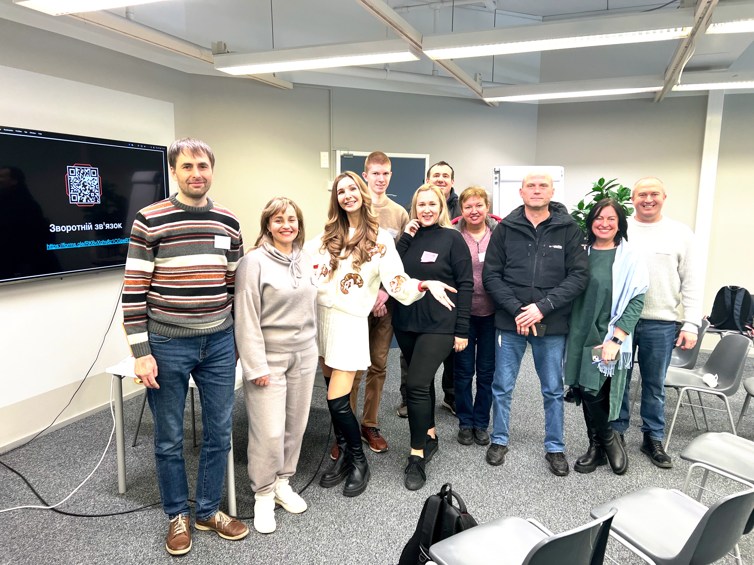 Участники мероприятия Startup refugees (Startup refugesin tapahtuman osallistujia)