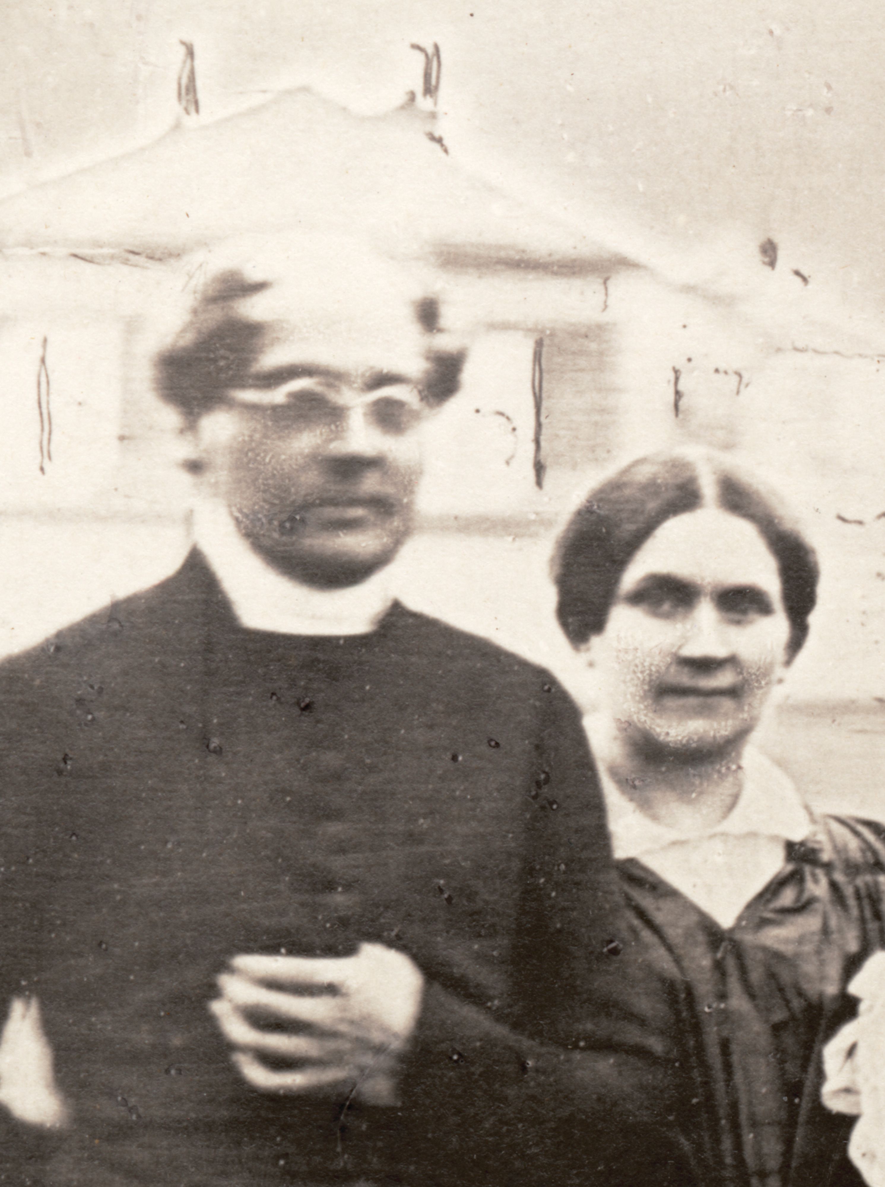 Портрет супруго Рунеберг (Johan Ludvig Runebergin ja Fredrika Runebergin muotokuva)