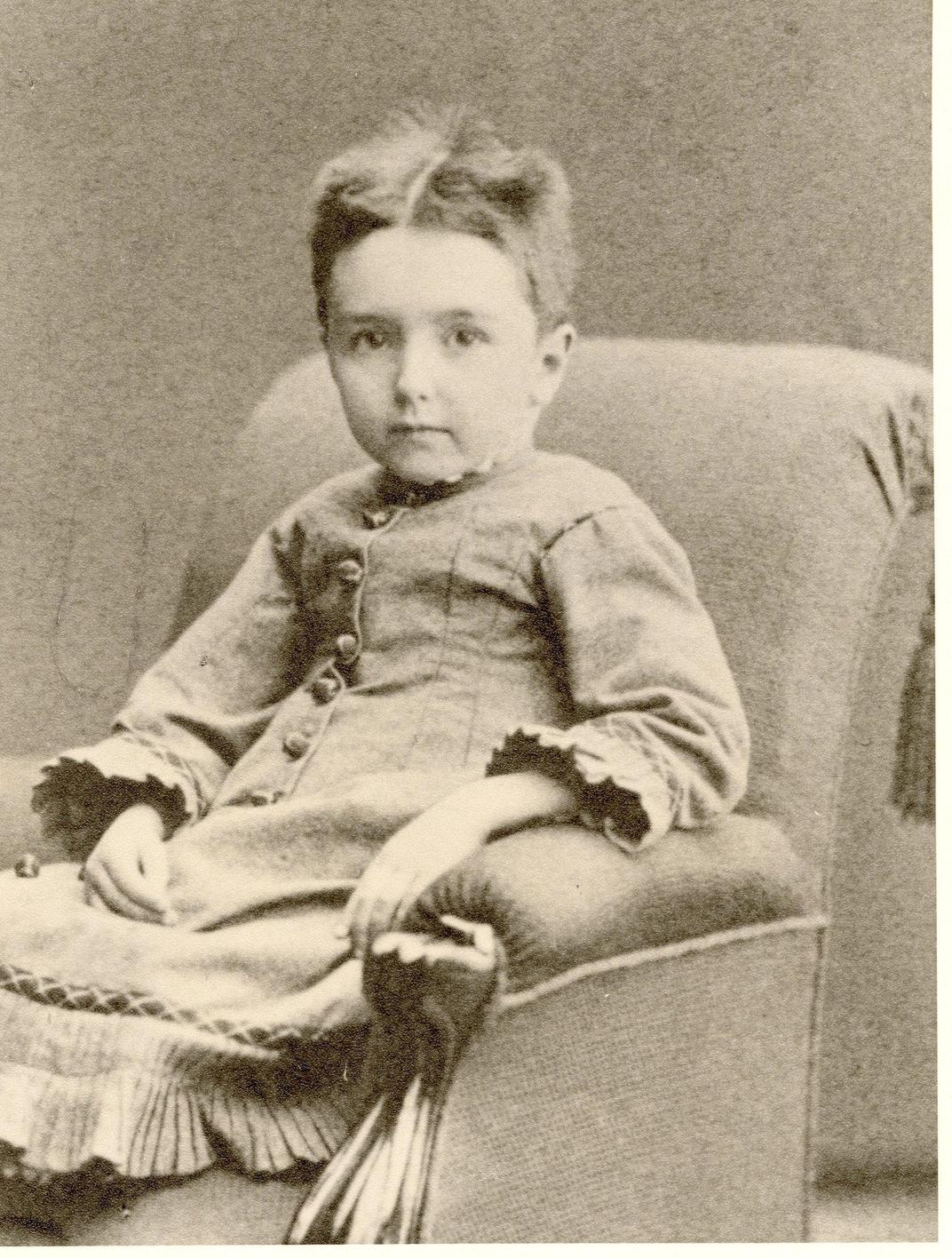 Айно Сибелиус в детстве (Aino Sibelius lapsena)