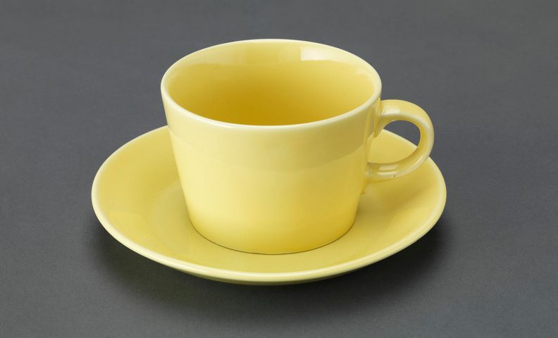Желтая чашка, Кай Франк, дизайнер, 1969. Городской музей Хельсинки / Keltainen kuppi, Kaj Franck, muotoilija, 1969. Helsinki City Museum
