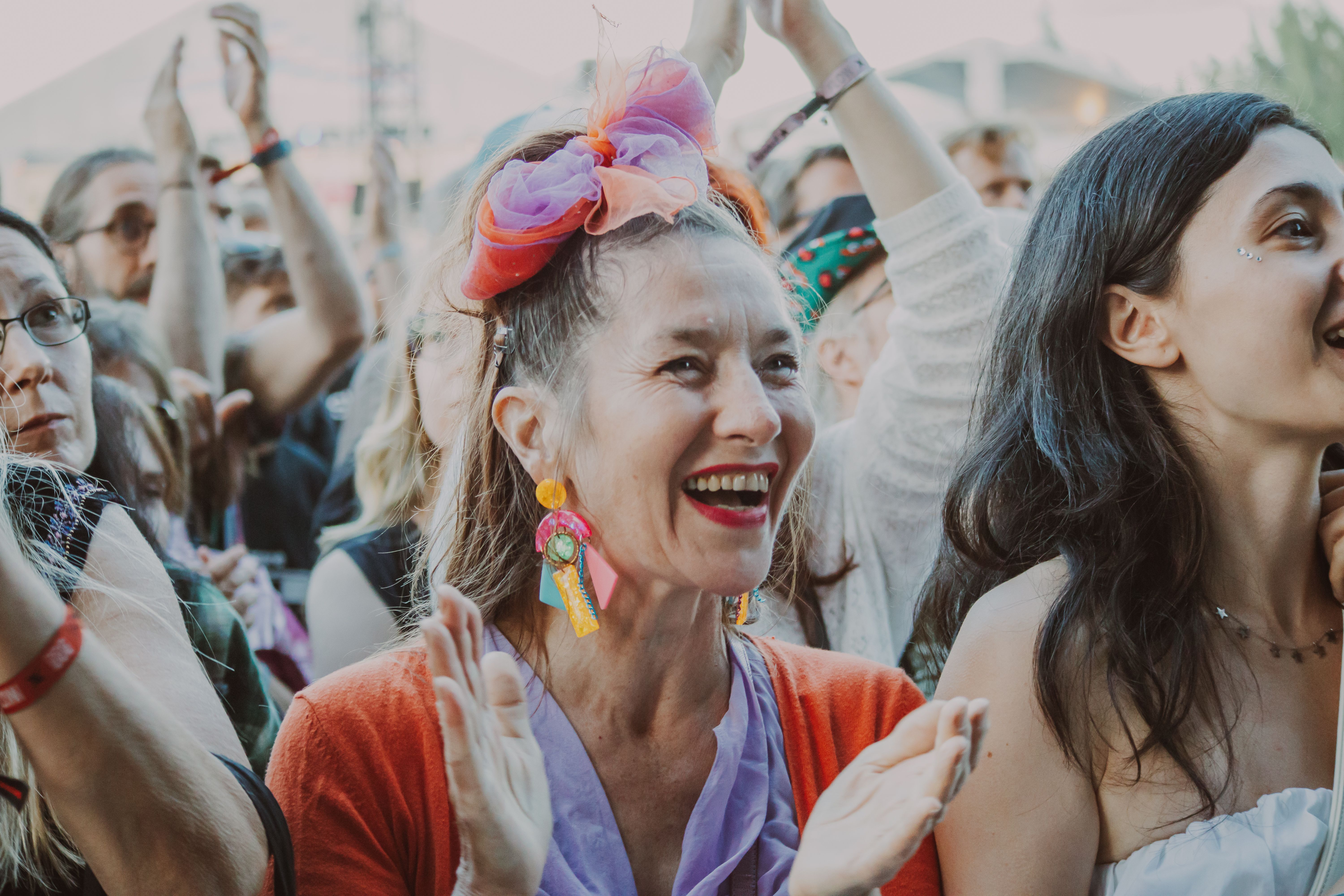 Flow-festivaalin yleisöä