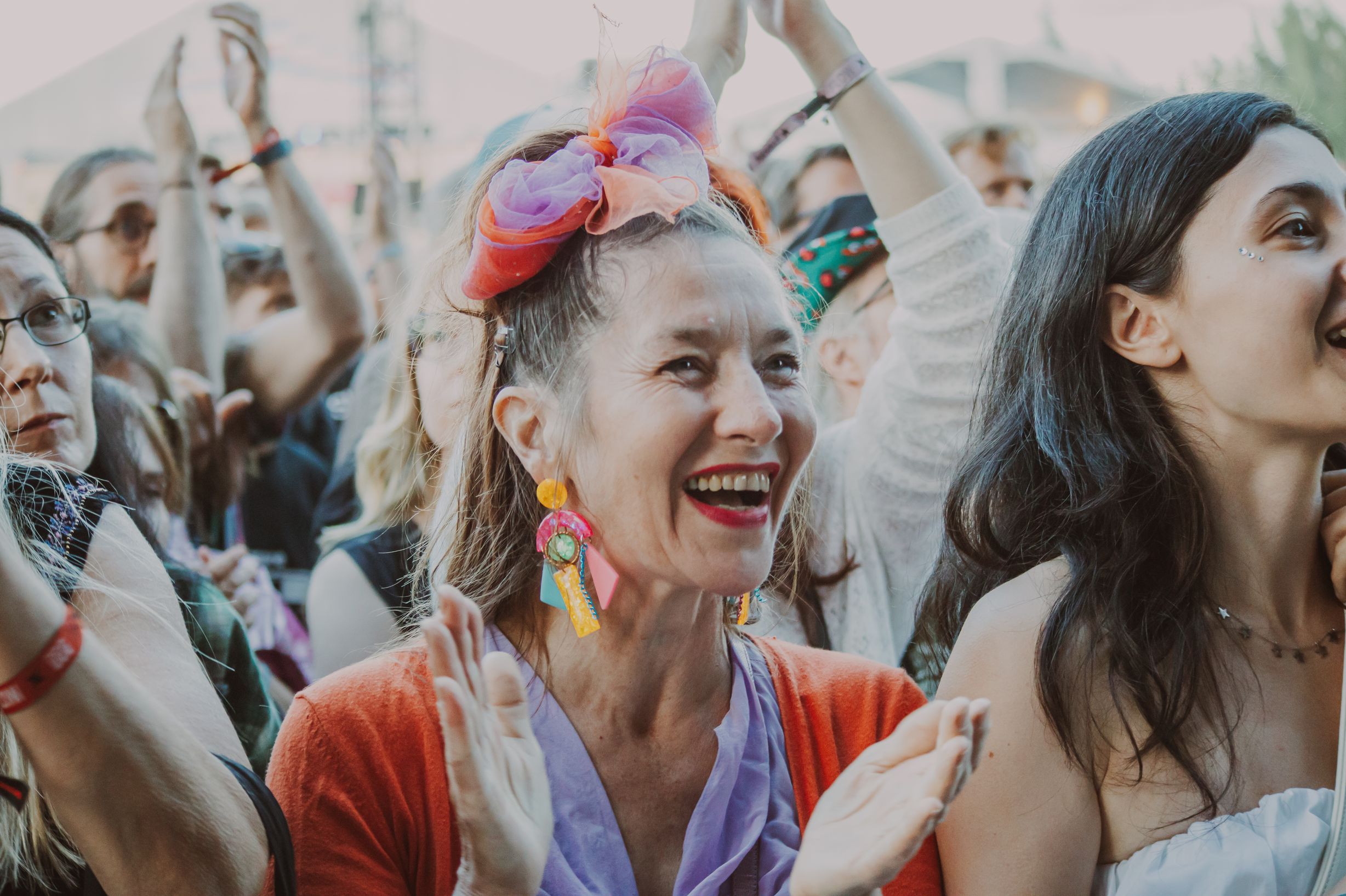 Flow-festivaalin yleisöä