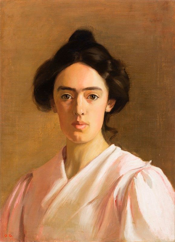 Автопортрет художницы Ольги Гуммерус-Эрстрем (Taiteilija Olga Gummerus-Ehrströmin omakuva)