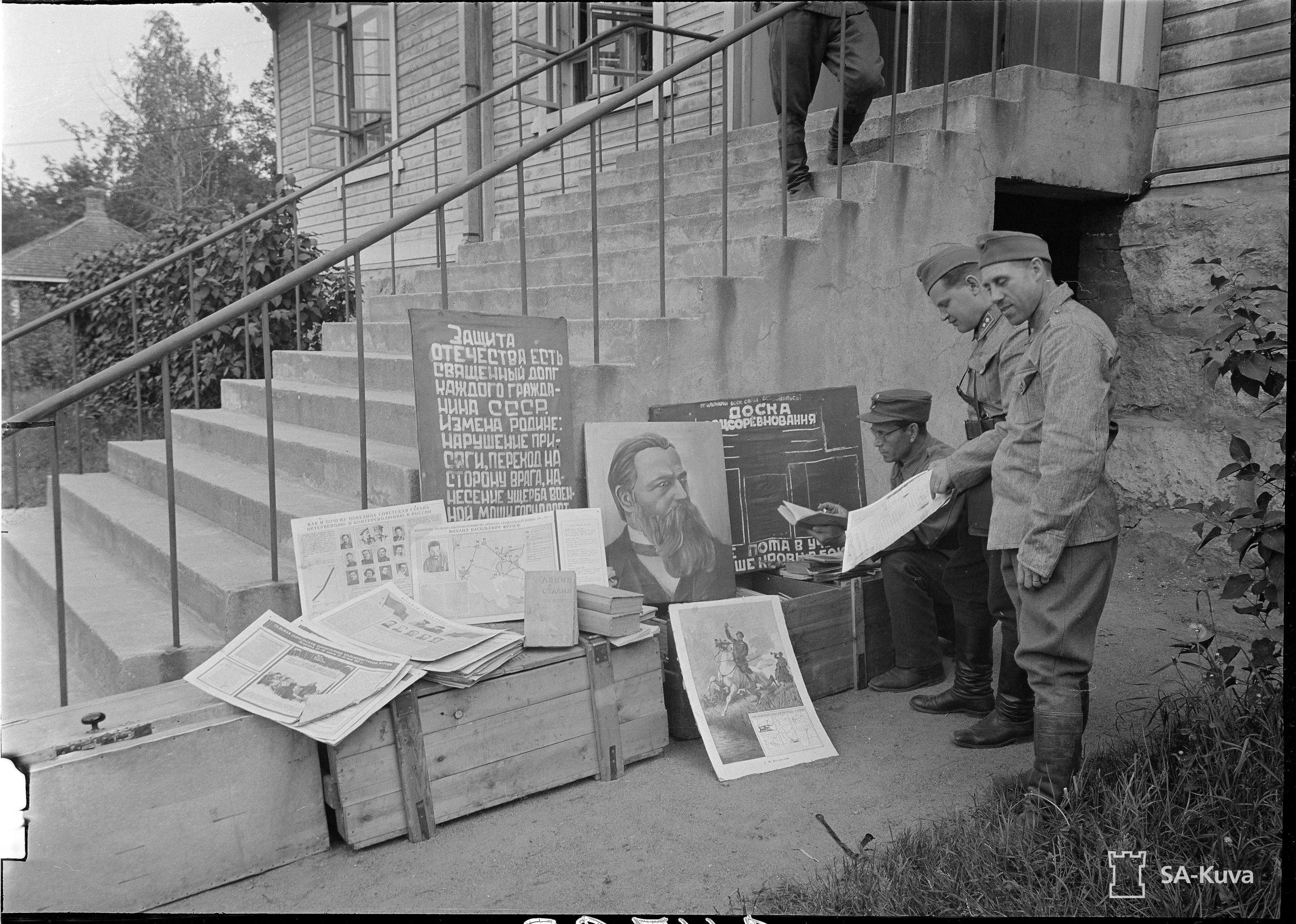 Neuvostoliittolaisen kenttävartion aineistoa