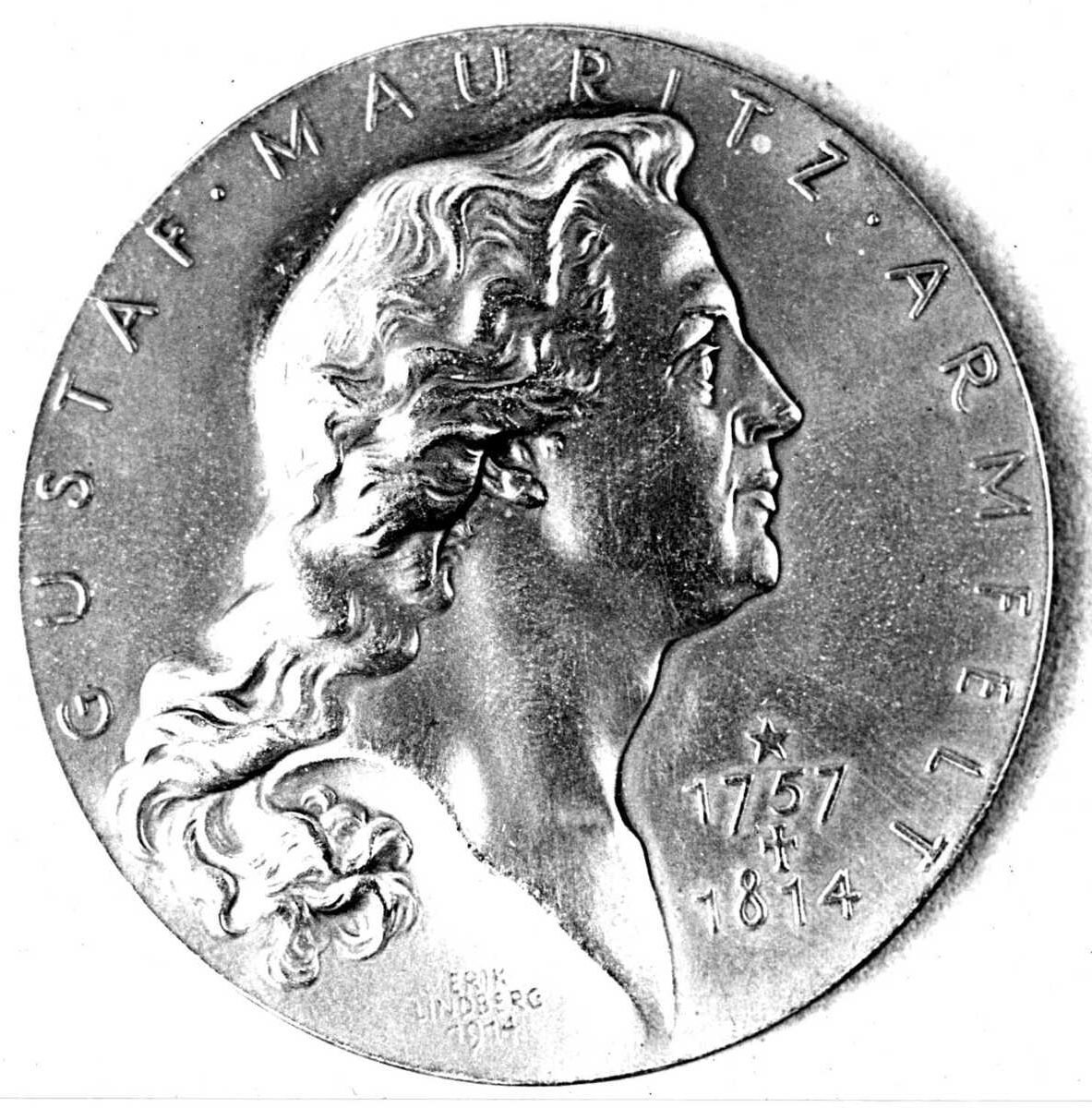 Kaulakuva kreivi, kenraali Gustaf Mauritz Armfeltista