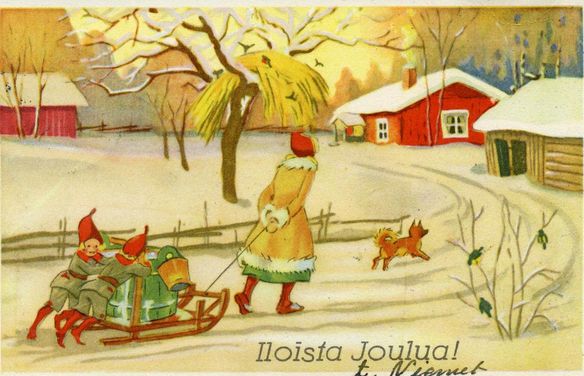 Рождественская открытка (Joulukortti)