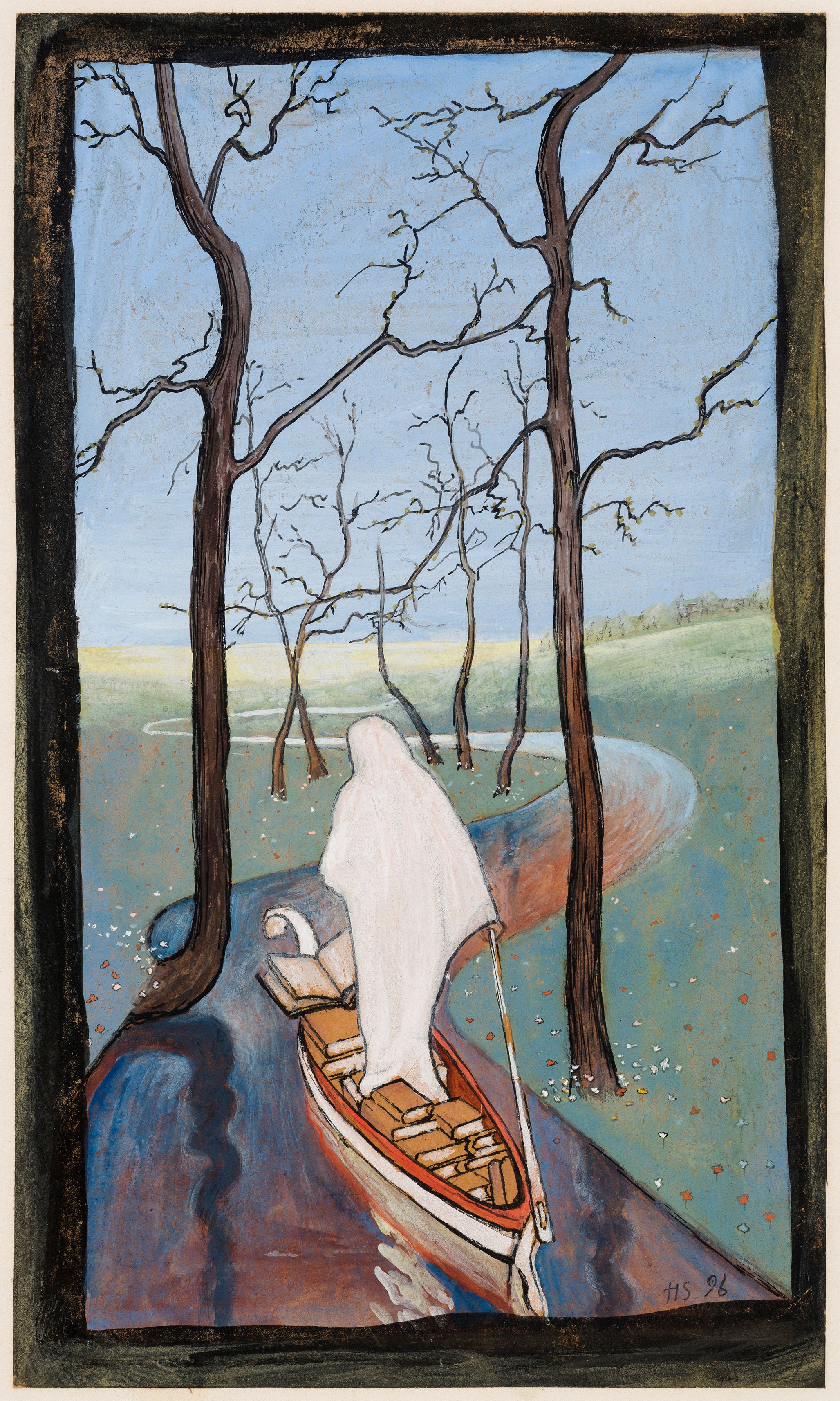 Hugo Simberg, Elämän virralla, 1896 / Kuva: Kansallisgalleria / Ainur Nasretdin