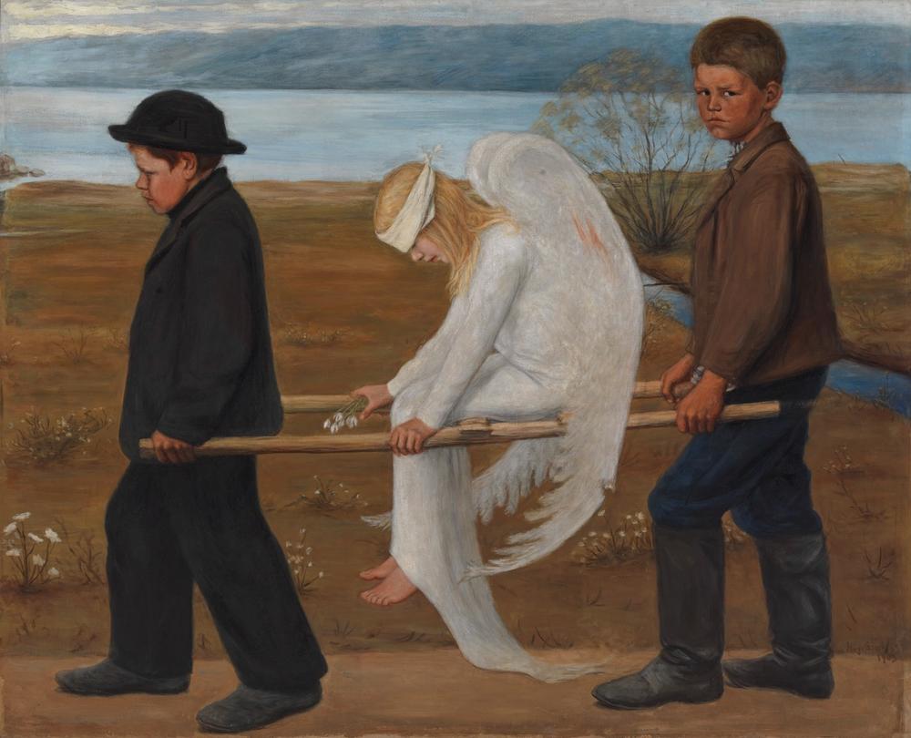 Hugo Simberg, Haavoittunut enkeli