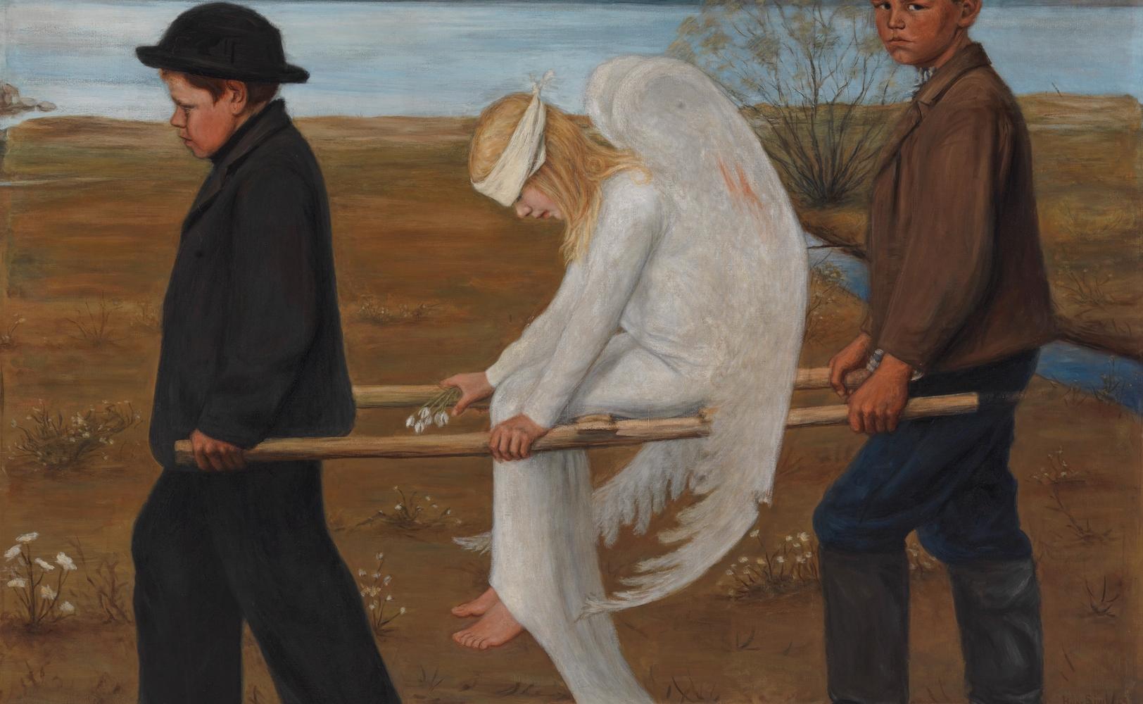 Hugo Simberg, Haavoittunut enkeli
