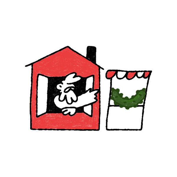 Декоративная иллюстрация (Koristeellinen kuvitus).