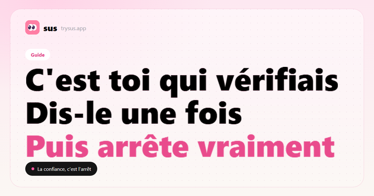 Couverture SUS : reconstruire la confiance après avoir vérifié des abonnements Instagram. Guide.