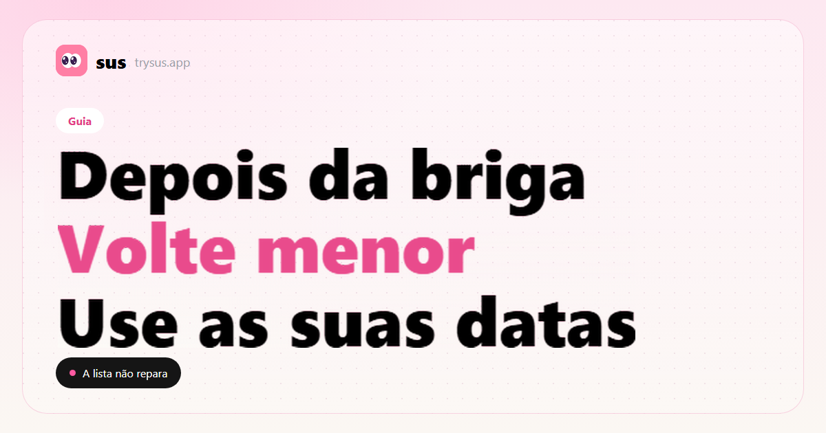 Capa do SUS: como reparar depois de uma briga por um seguir no Instagram. Guia.