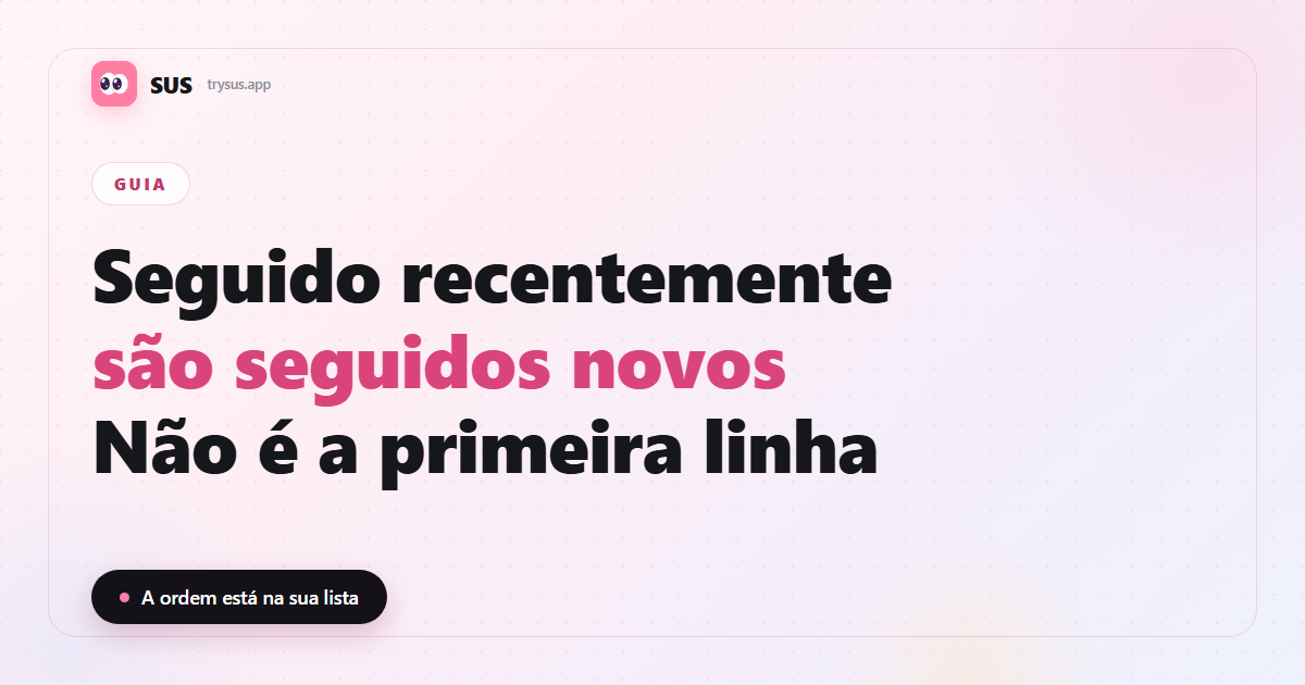 Capa do SUS: o que significa seguido recentemente no Instagram.
