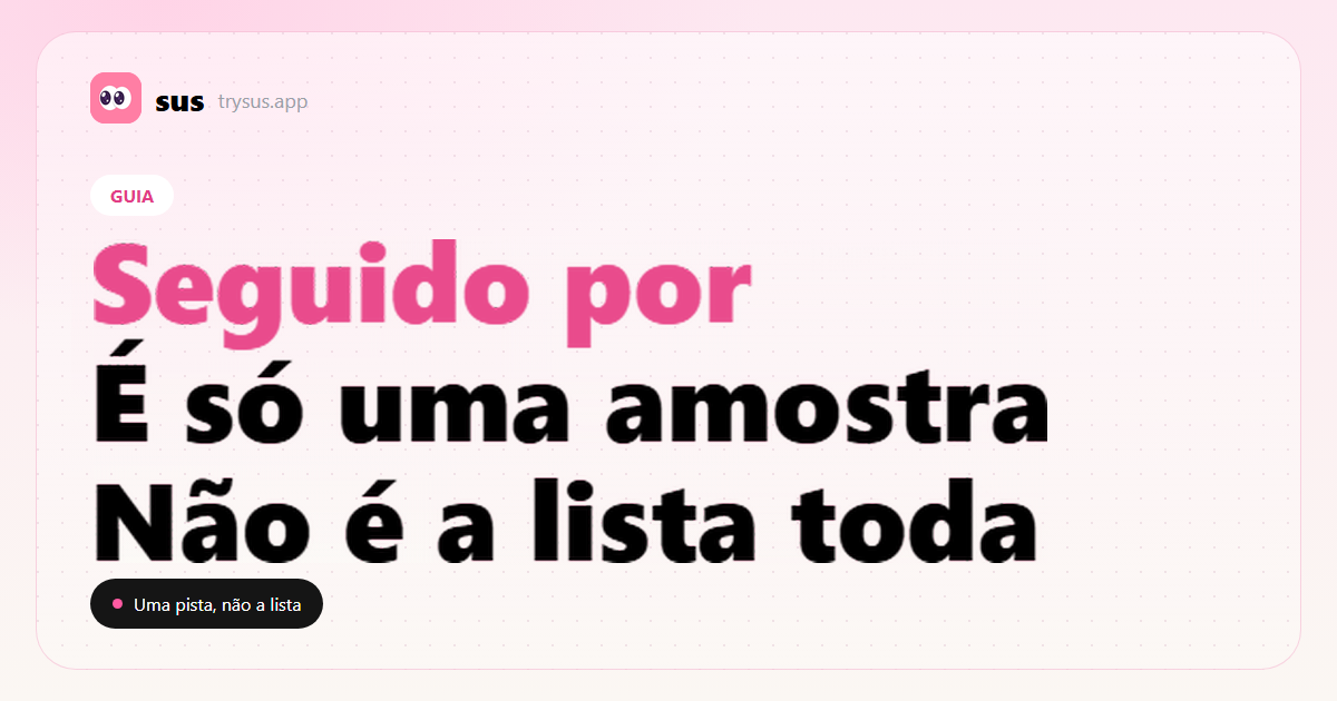 Capa do SUS: o que Seguido por significa no Instagram.