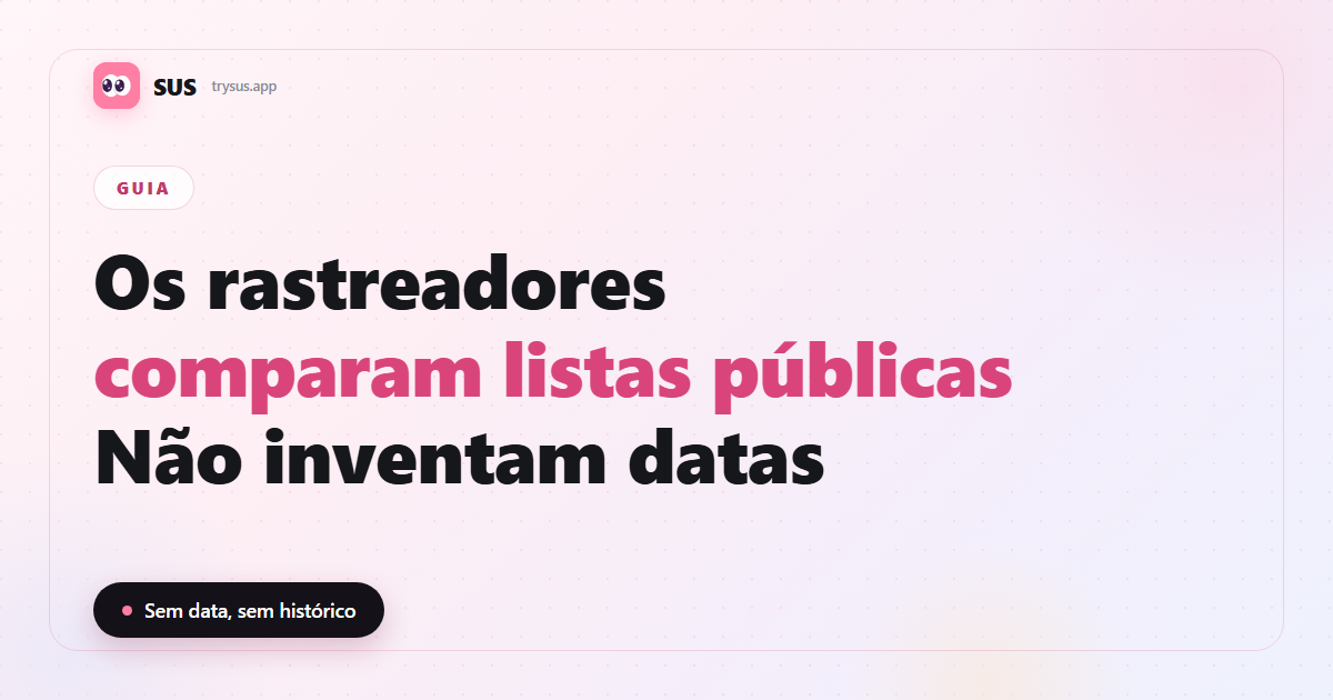 Capa do SUS: como funcionam os rastreadores de seguidos do Instagram e o que eles não veem.