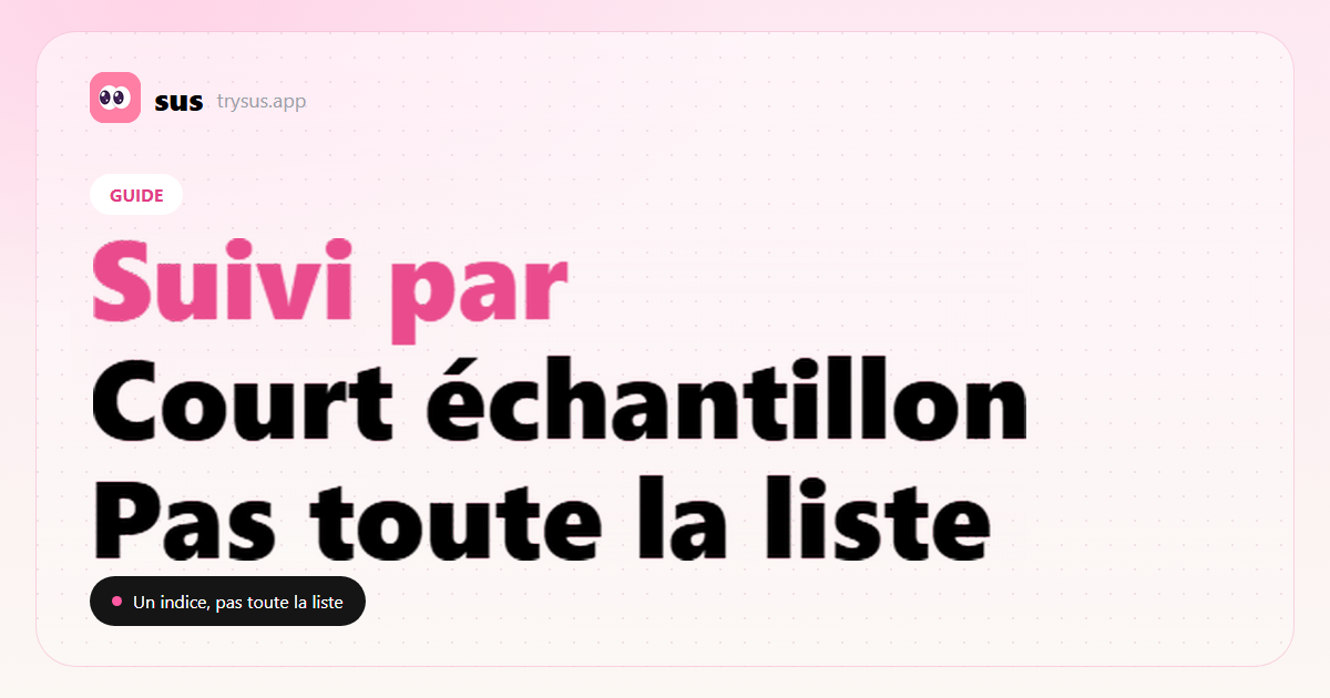 Couverture SUS : ce que signifie Suivi par sur Instagram.