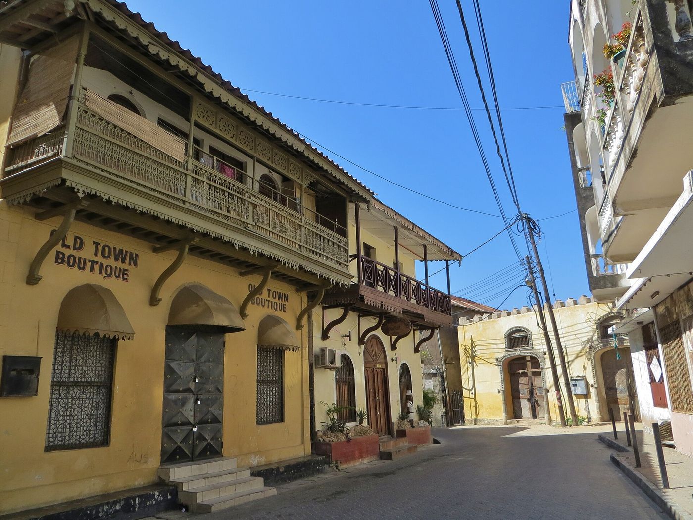 View over Mombasa Old Town on the Kenyan coast