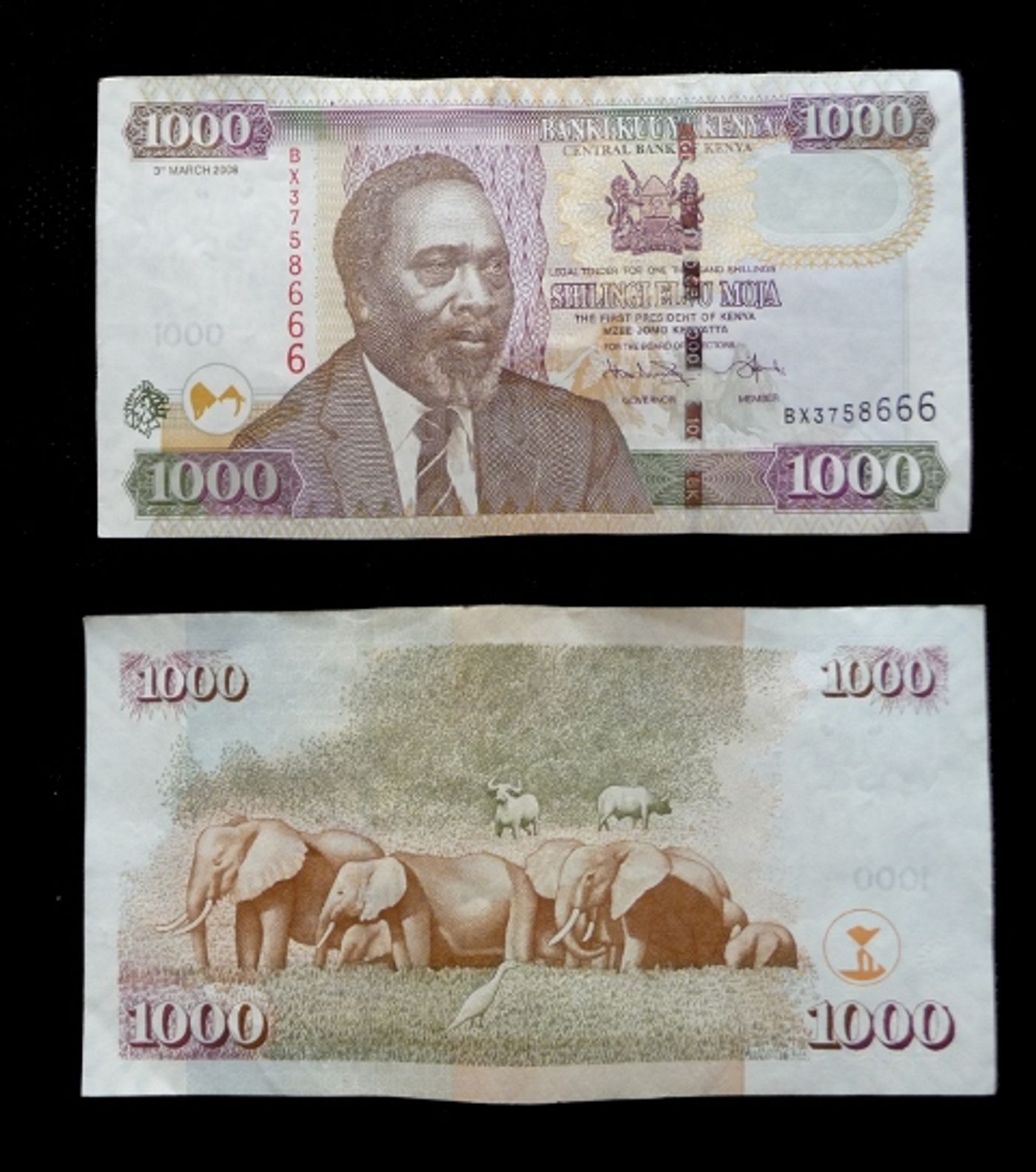 Kenyan shilling banknotes, illustrating the cost of running a football club