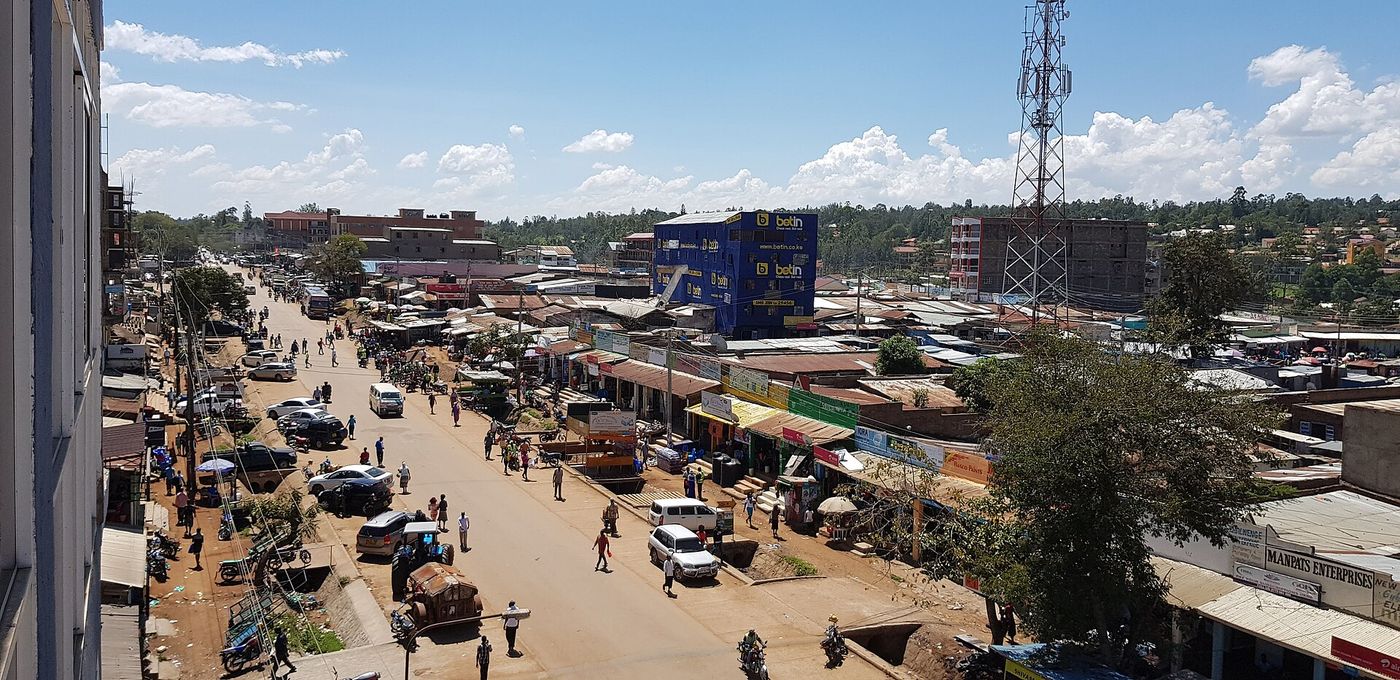 Migori town in western Kenya, home of Migori Youth FC