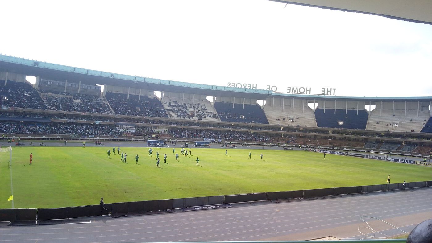 Inside Kasarani Stadium in Nairobi, an AFCON 2027 venue