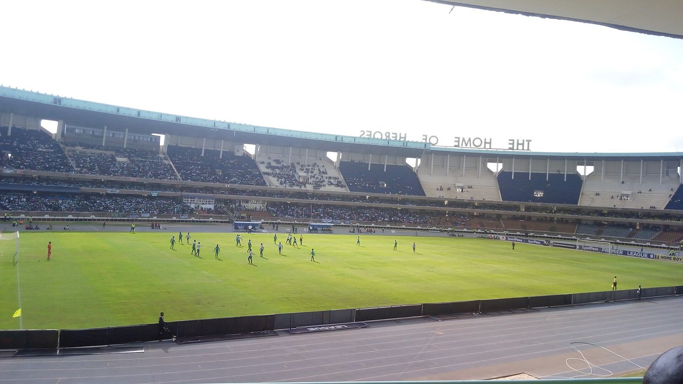 Inside Kasarani Stadium in Nairobi, an AFCON 2027 venue