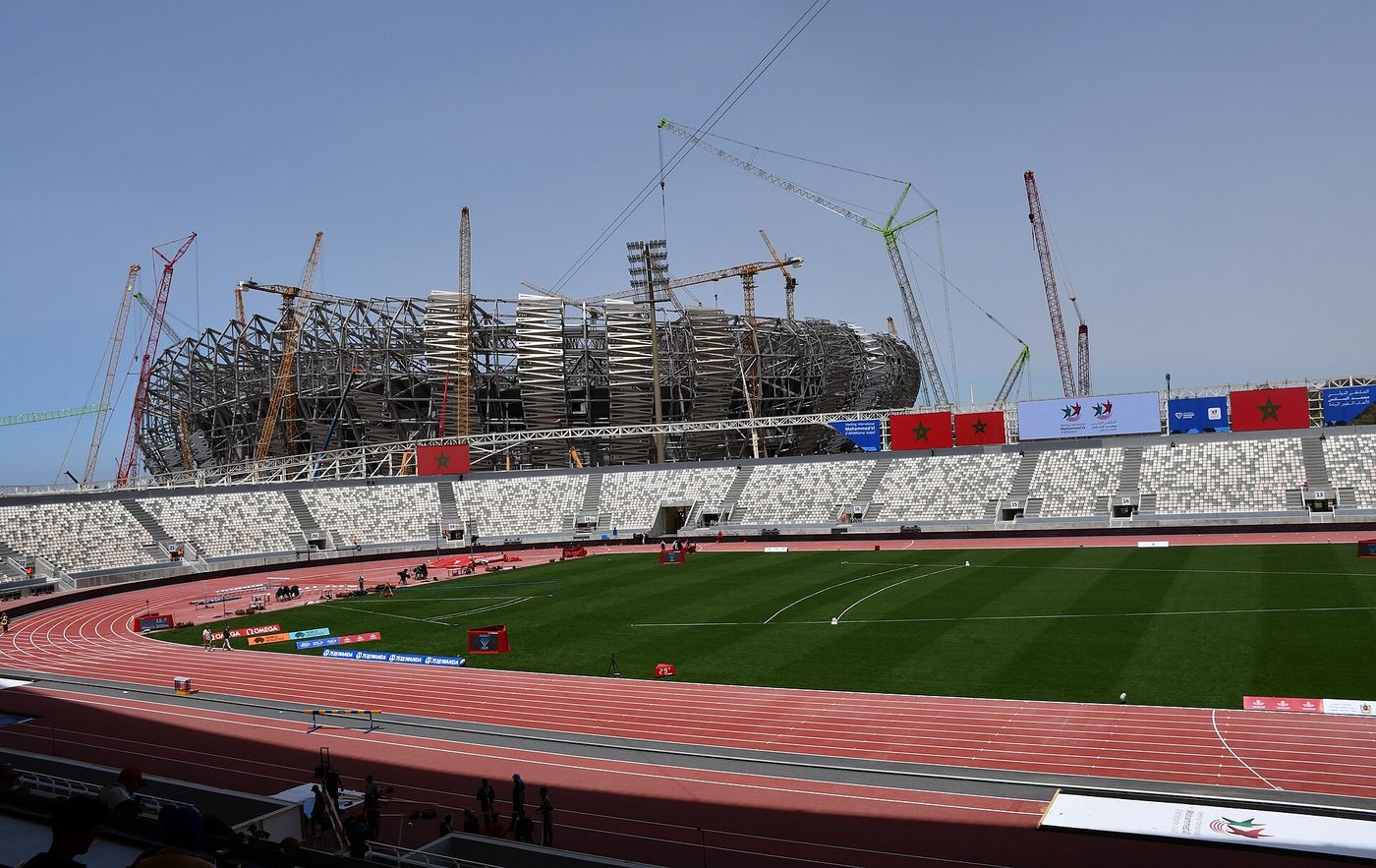Olympic Stadium in Rabat, Morocco, host nation of the U-17 Women's World Cup where Kenya's Junior Starlets will play